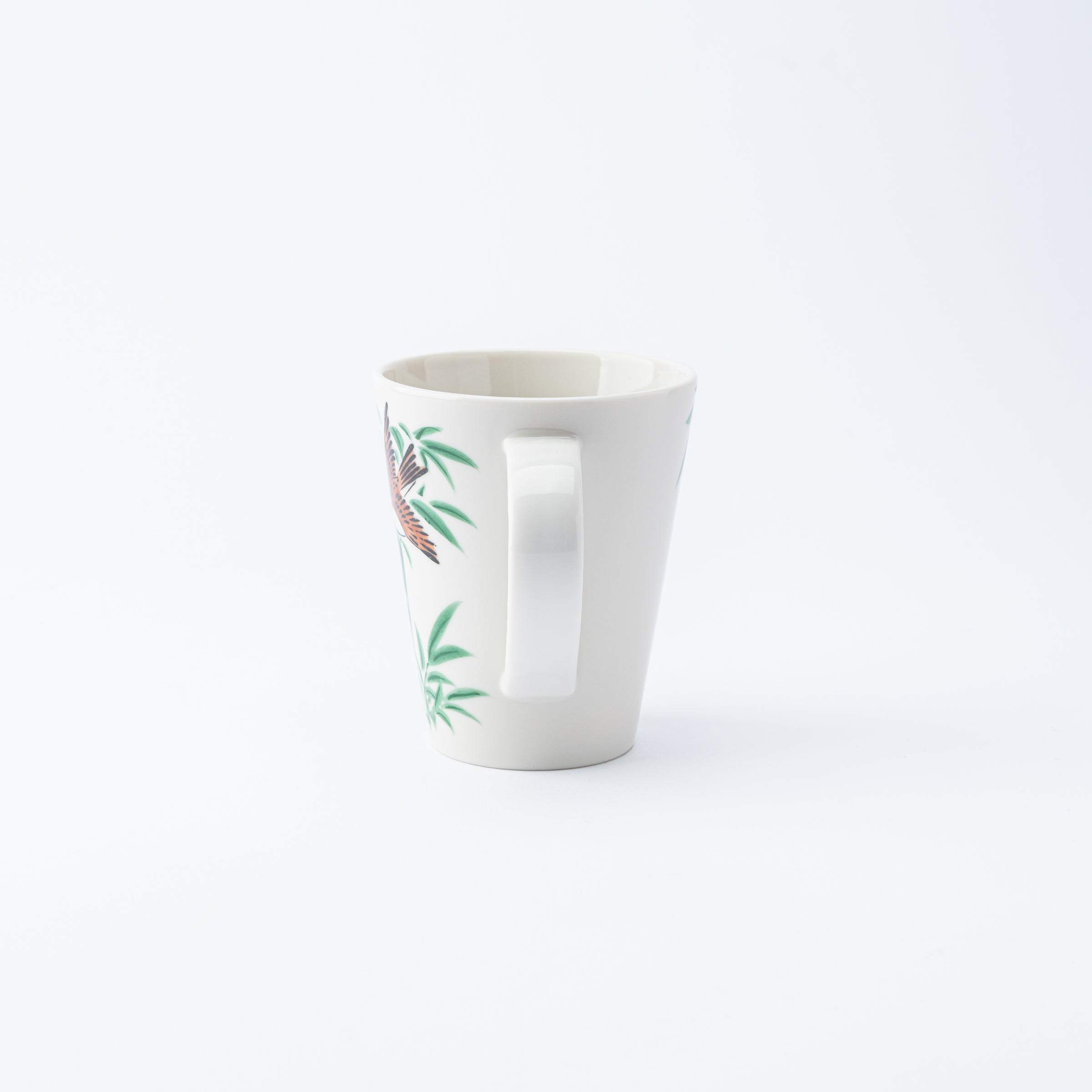 ビッグマグカップ 青竹に雀 - JAPAN KUTANI SHOP