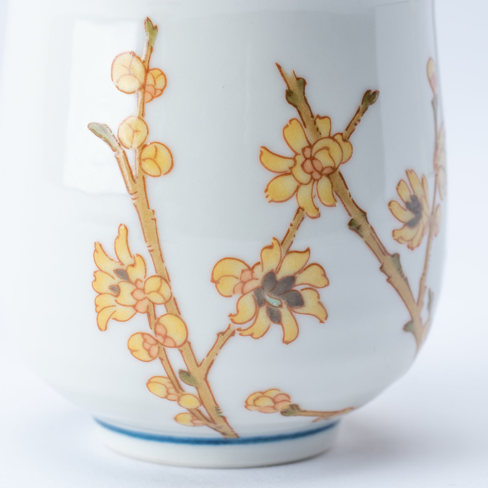 A Year in Bloom Yunomi Japanese Teacup - JAPAN KUTANI SHOP