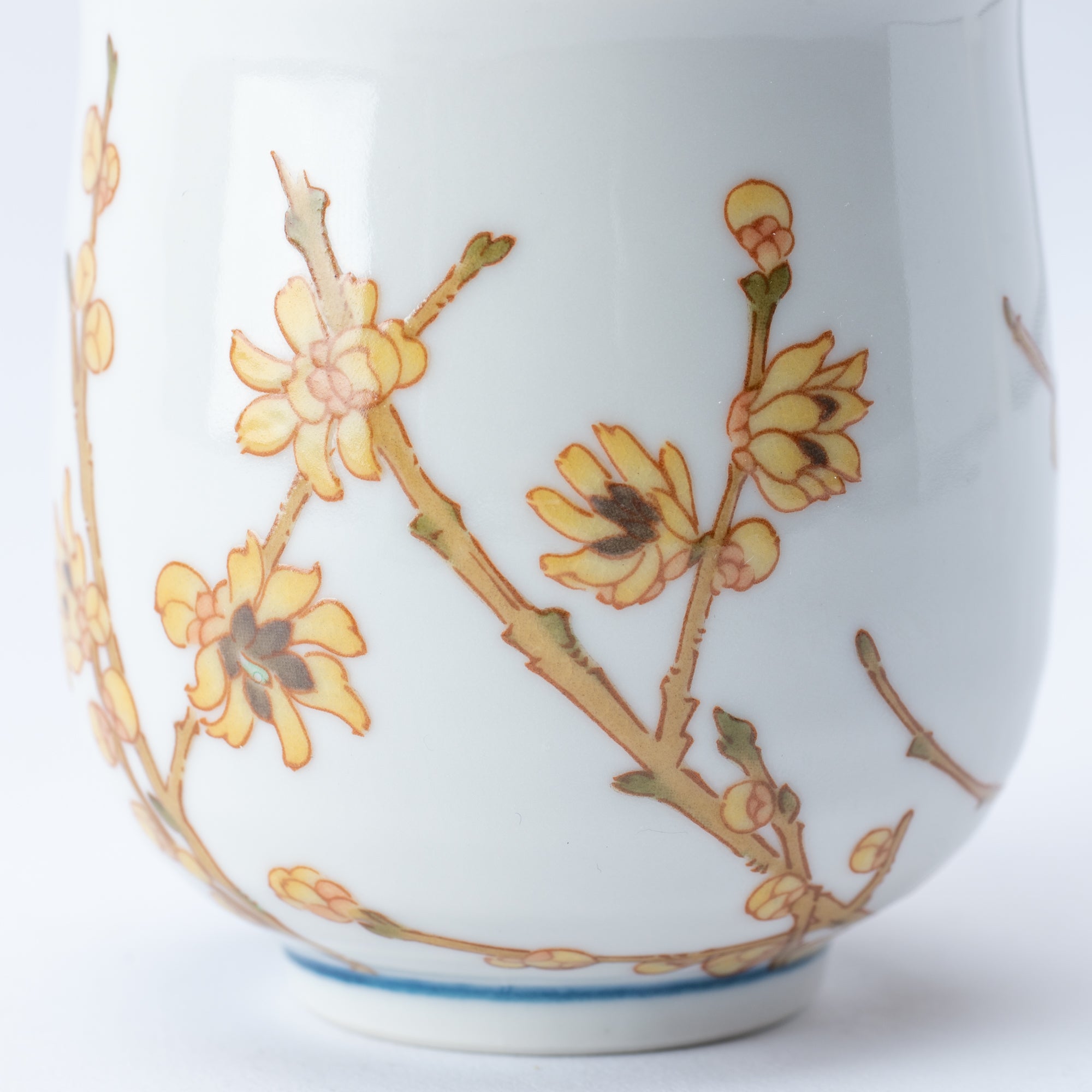 A Year in Bloom Yunomi Japanese Teacup - JAPAN KUTANI SHOP