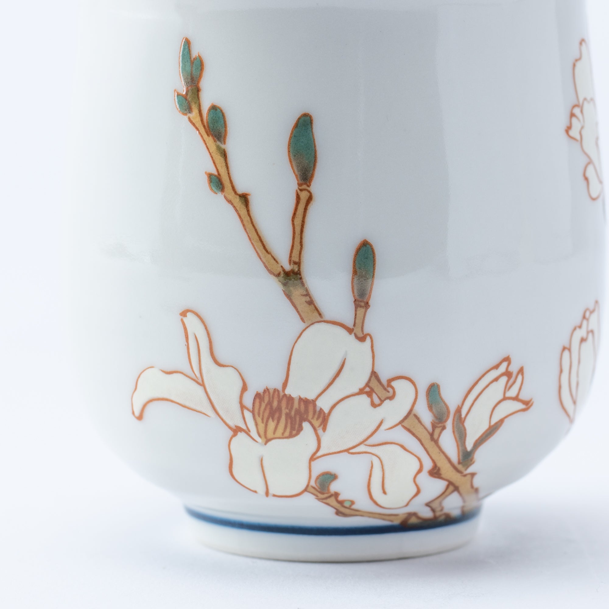 A Year in Bloom Yunomi Japanese Teacup - JAPAN KUTANI SHOP