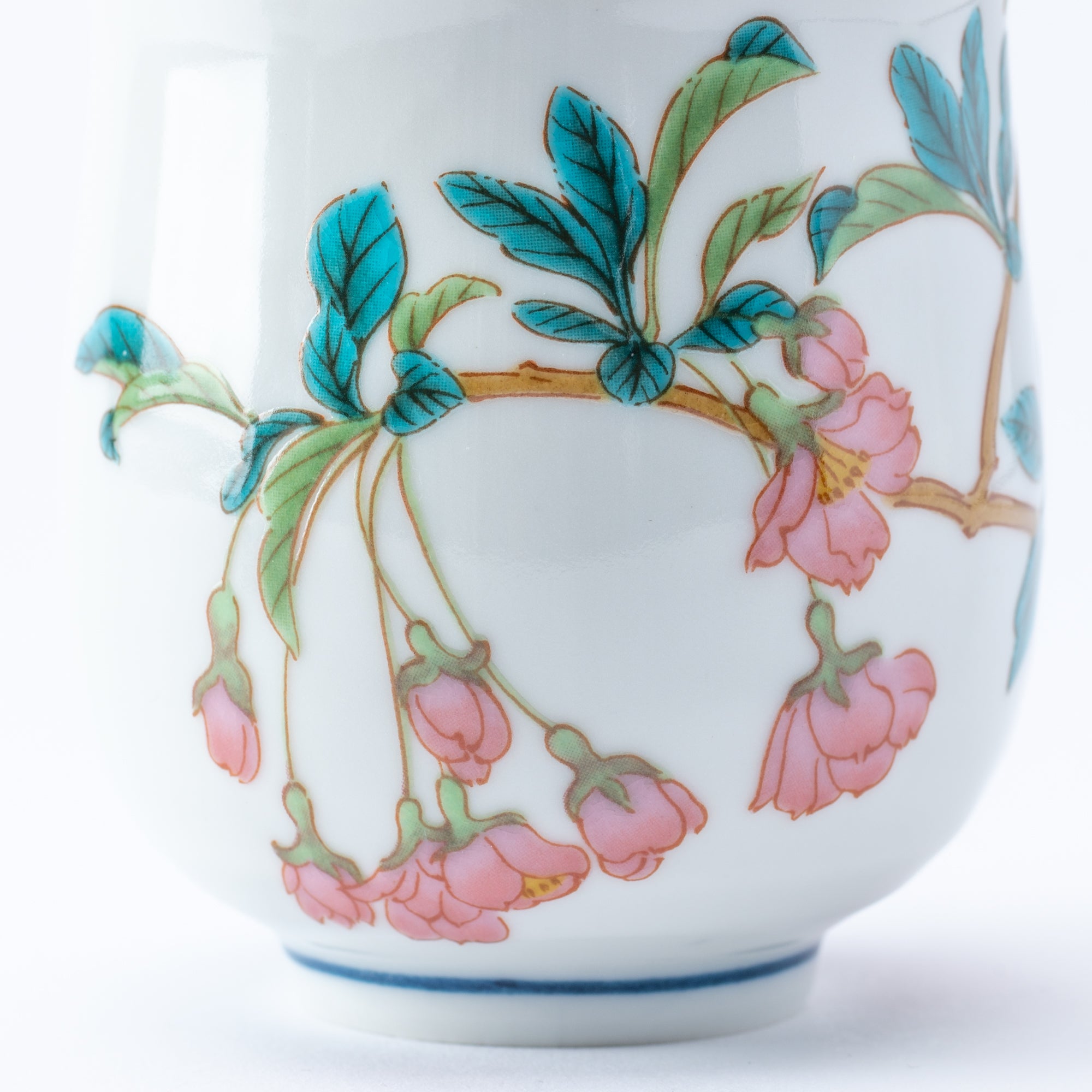 A Year in Bloom Yunomi Japanese Teacup - JAPAN KUTANI SHOP