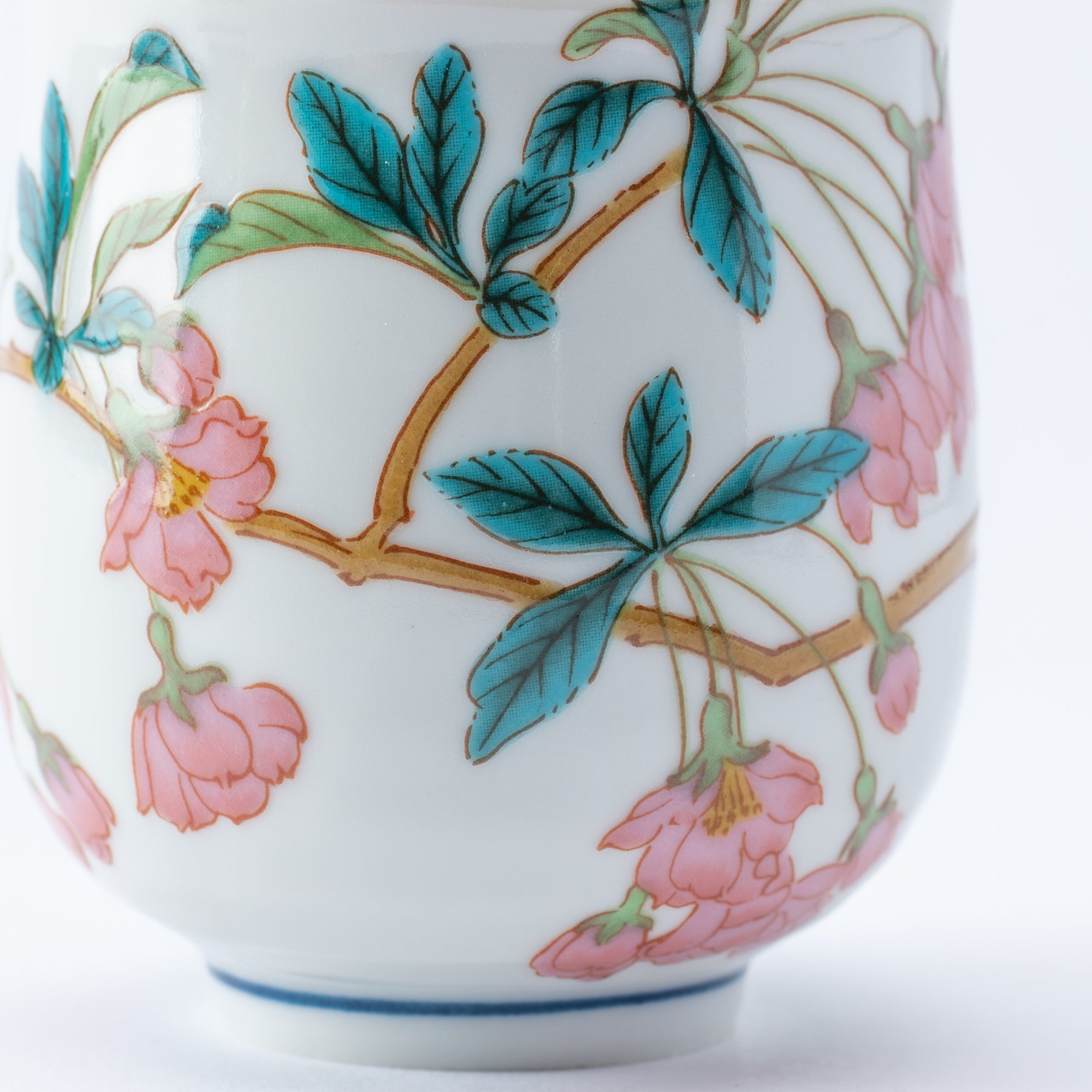 A Year in Bloom Yunomi Japanese Teacup - JAPAN KUTANI SHOP