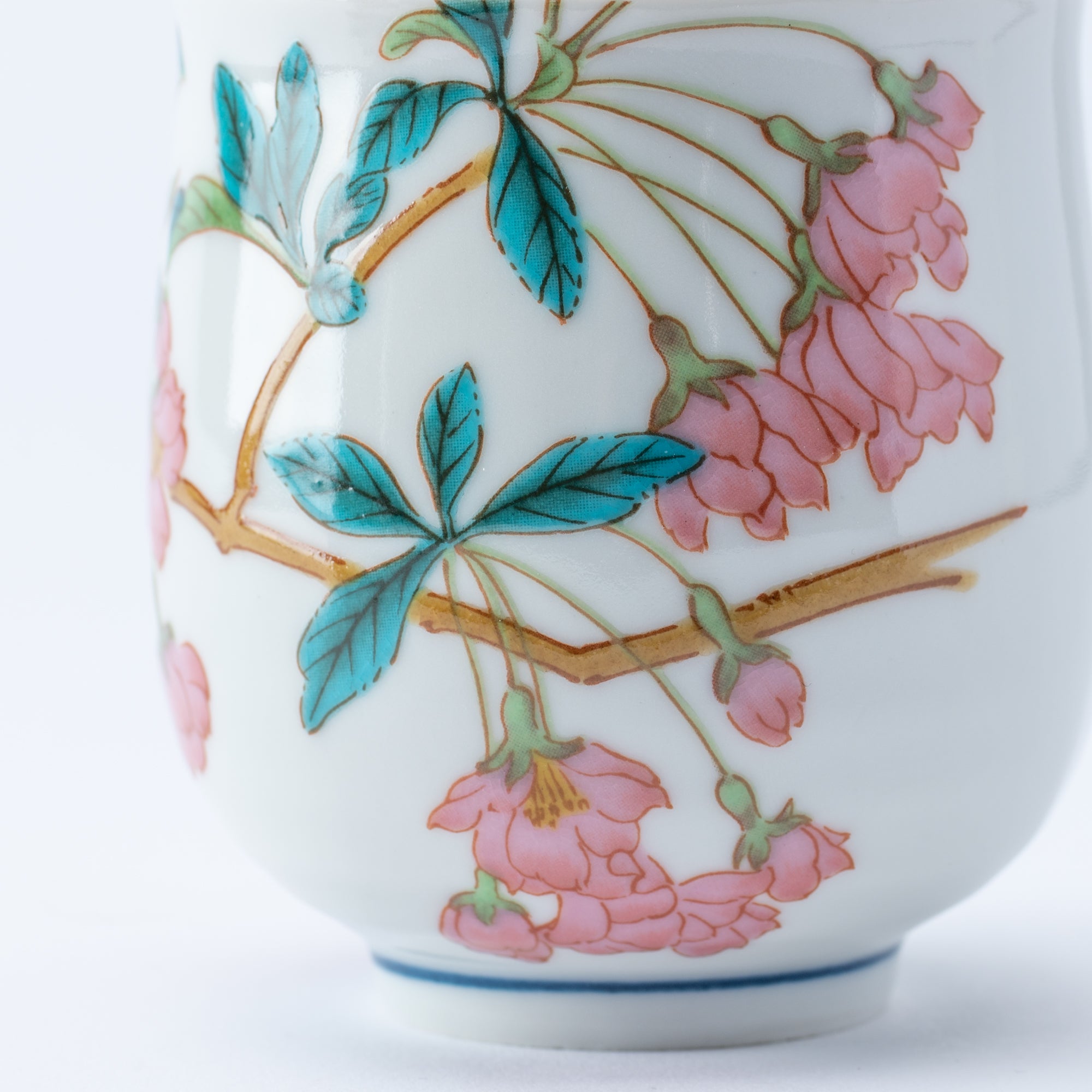 A Year in Bloom Yunomi Japanese Teacup - JAPAN KUTANI SHOP