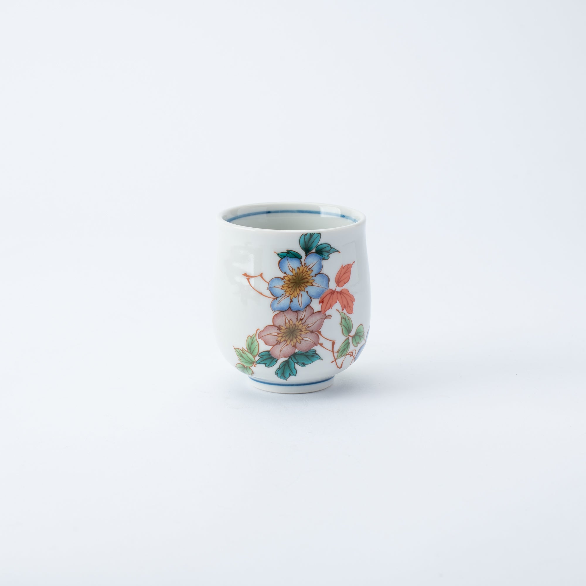 A Year in Bloom Yunomi Japanese Teacup - JAPAN KUTANI SHOP
