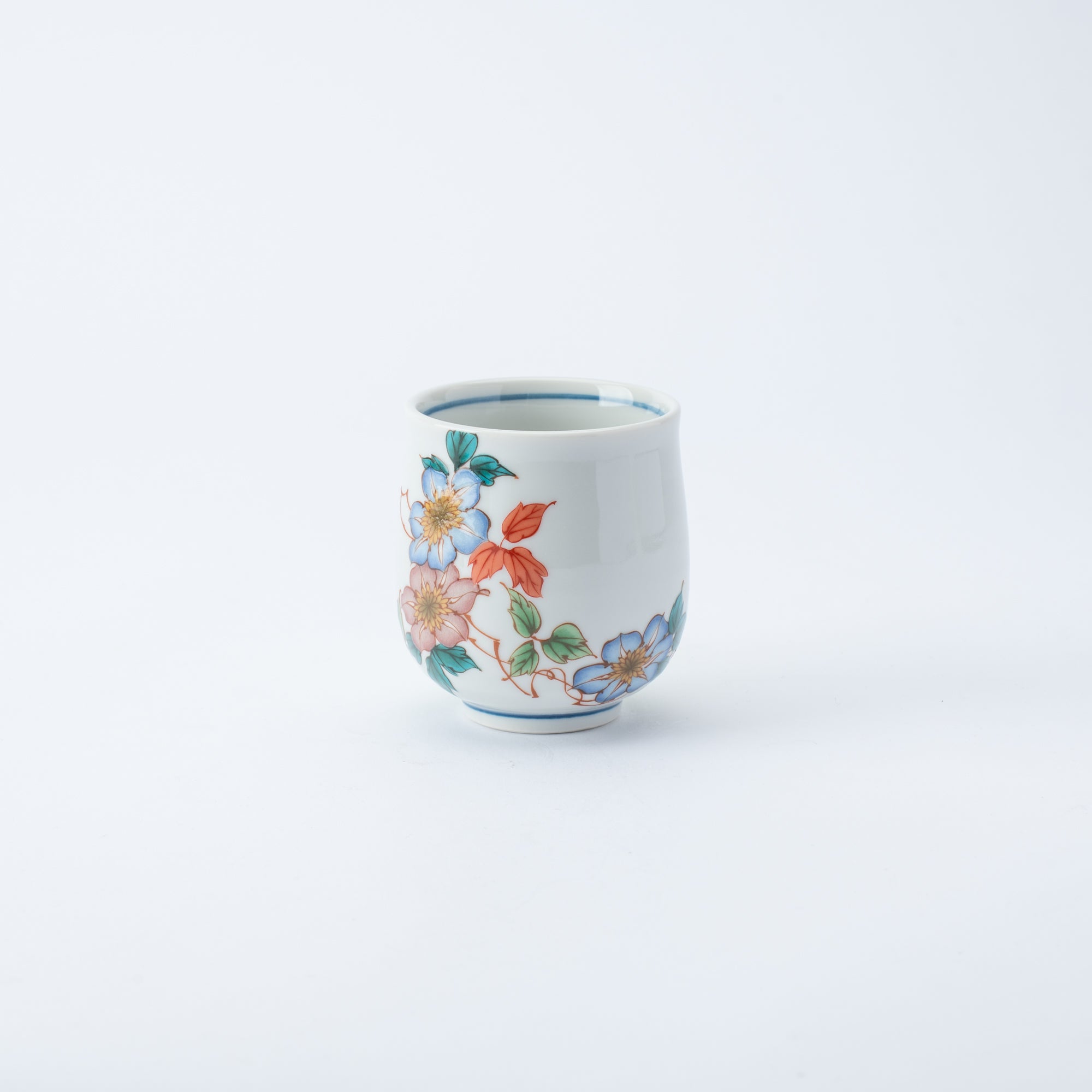 A Year in Bloom Yunomi Japanese Teacup - JAPAN KUTANI SHOP