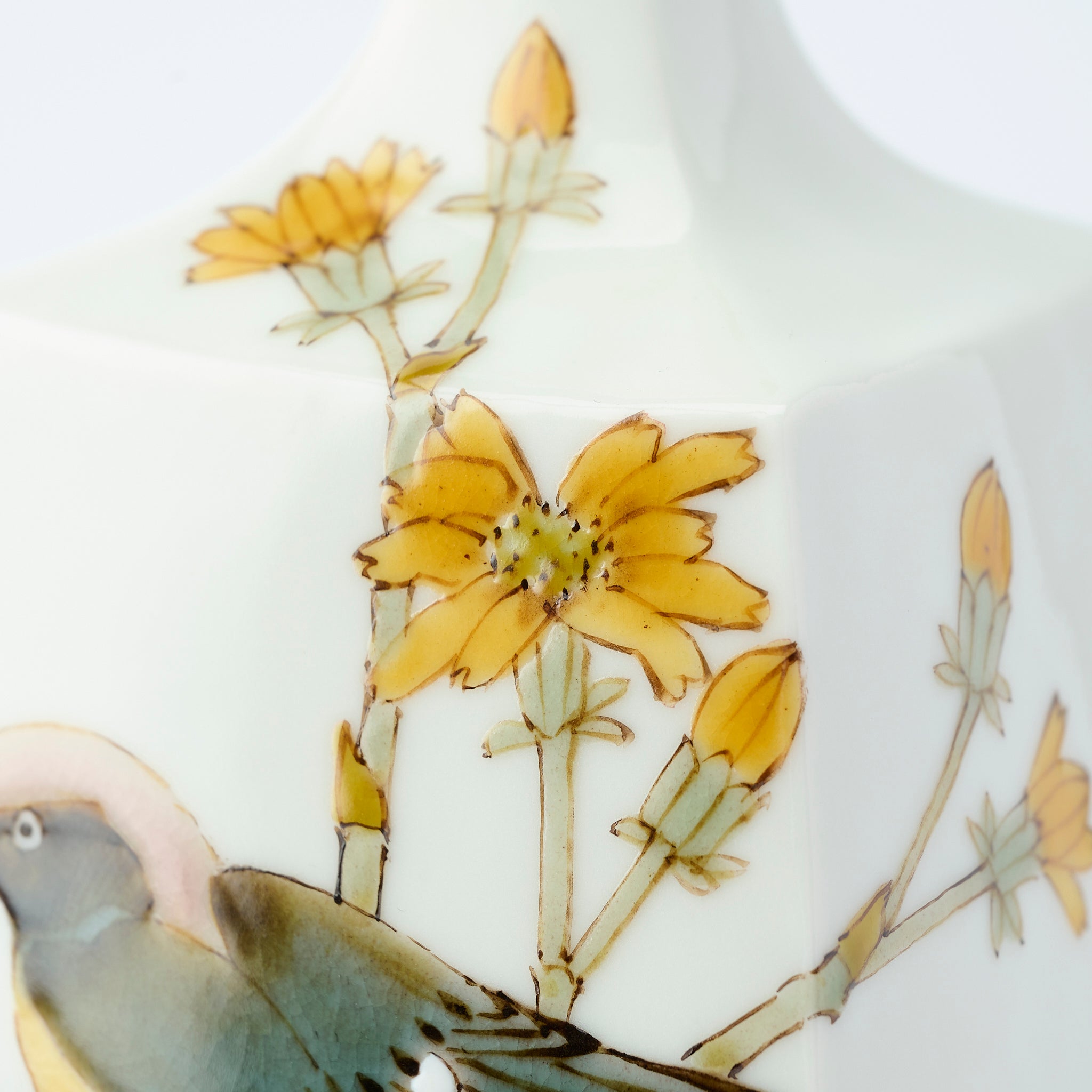 Bird and Botanicals Flower Vase