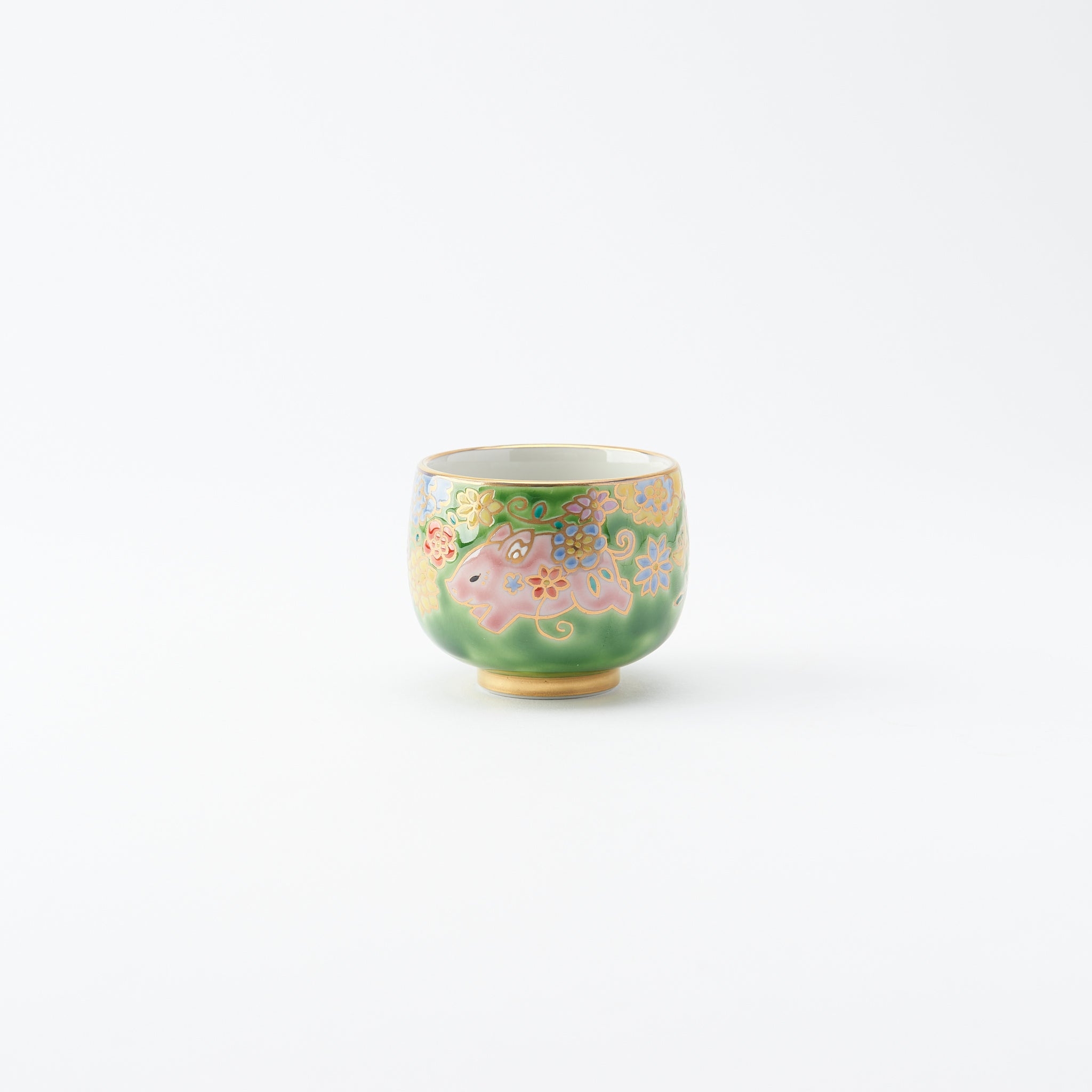 Animals and Florals Guinomi Sake Cup