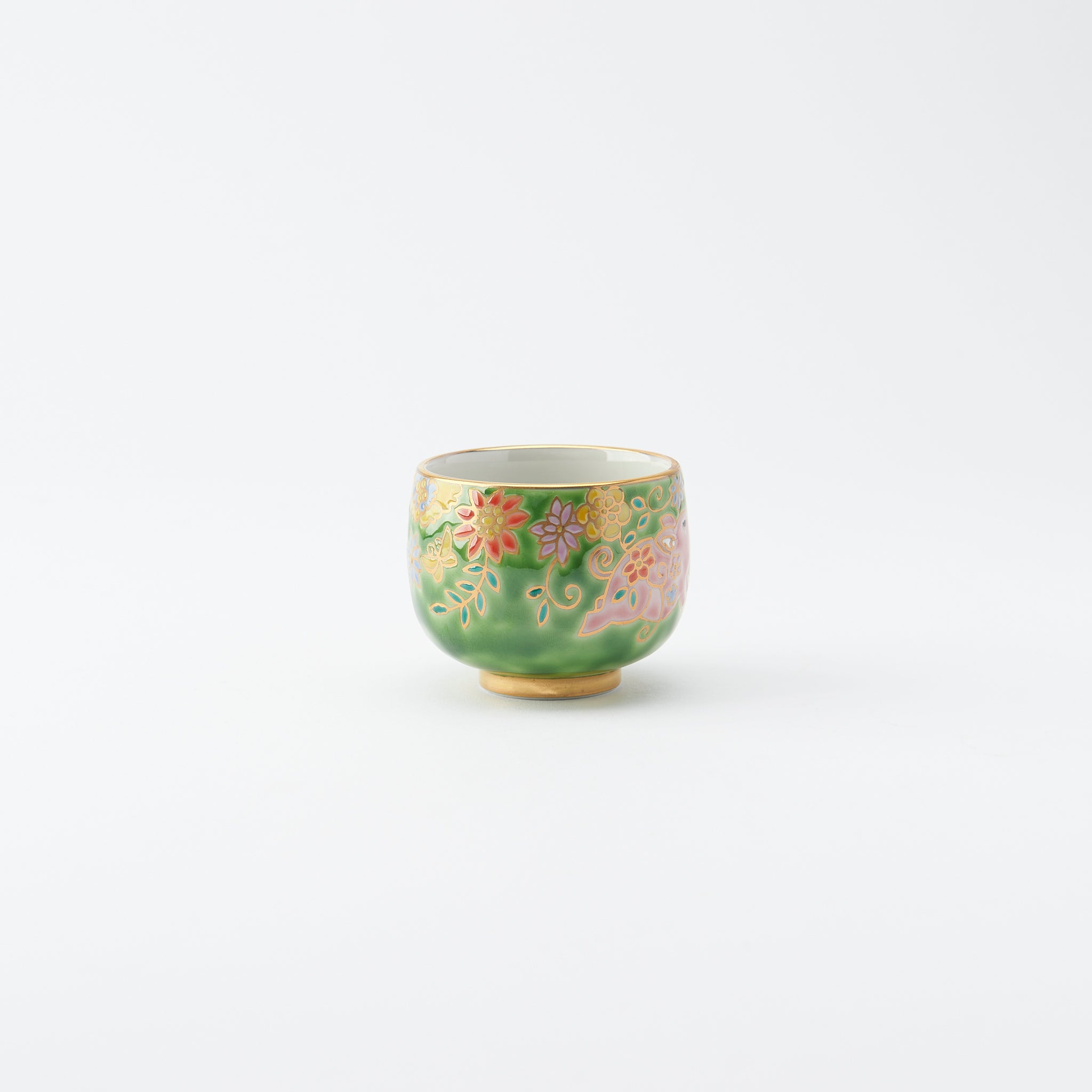 Animals and Florals Guinomi Sake Cup