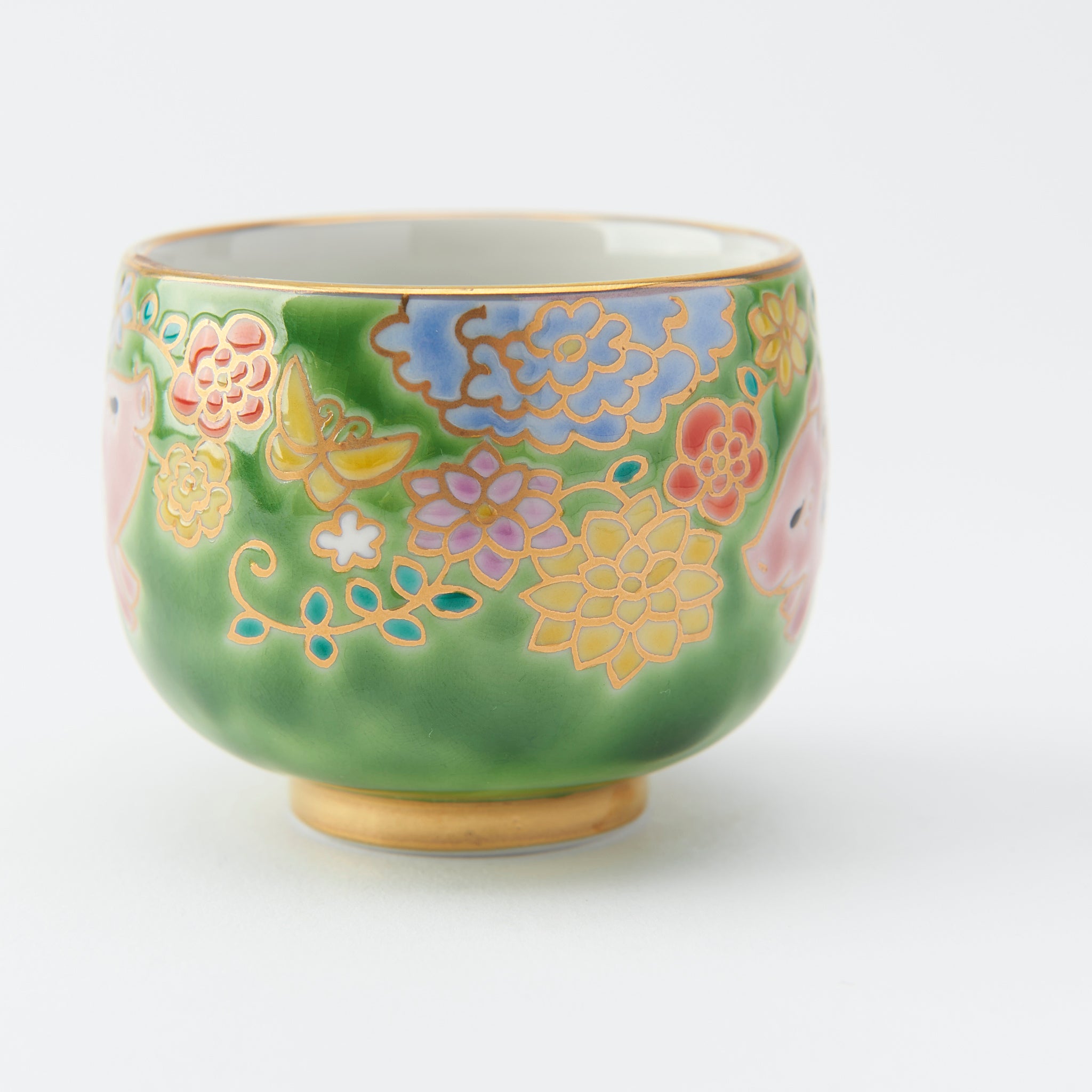 Animals and Florals Guinomi Sake Cup