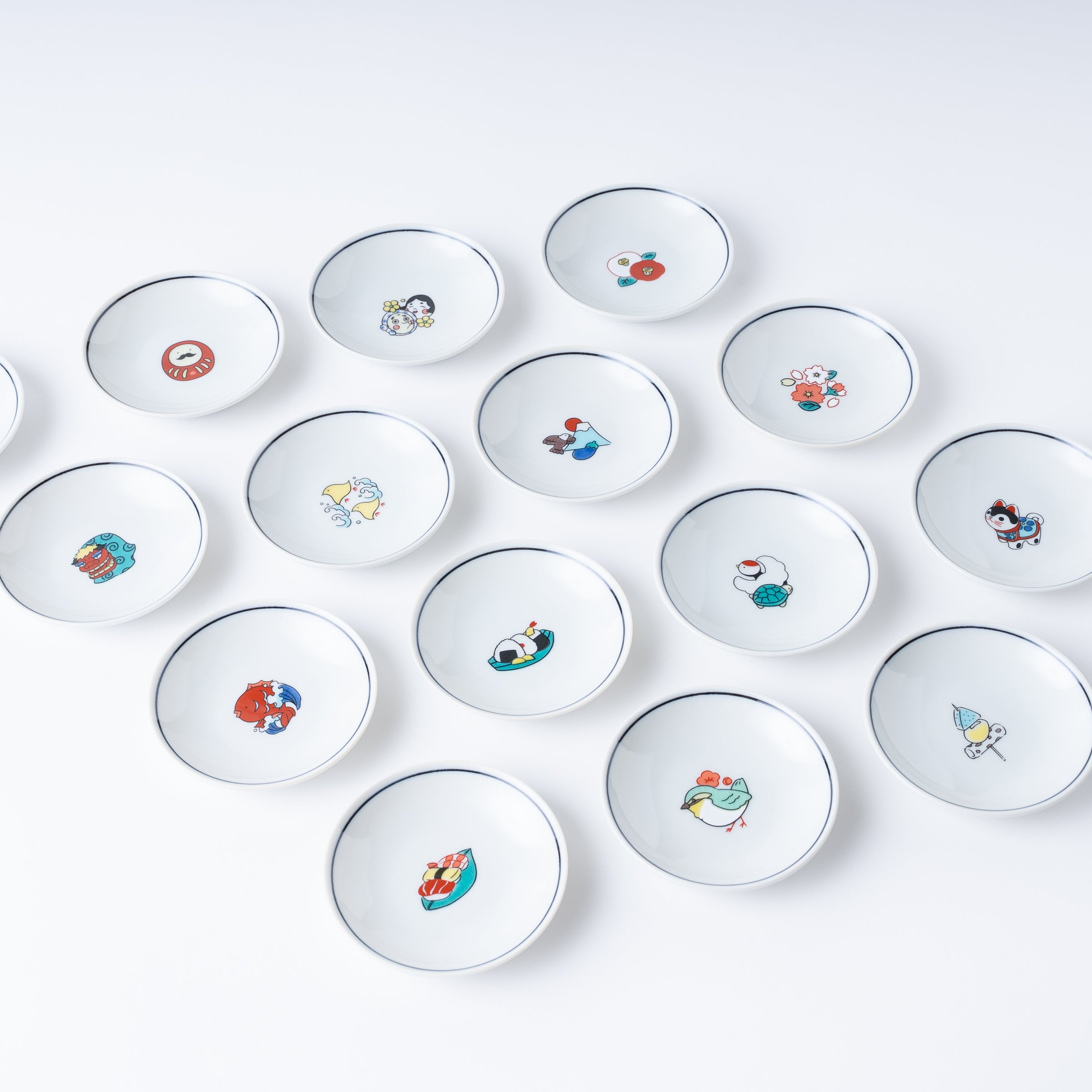 Small Charm Sauce Plate - JAPAN KUTANI SHOP