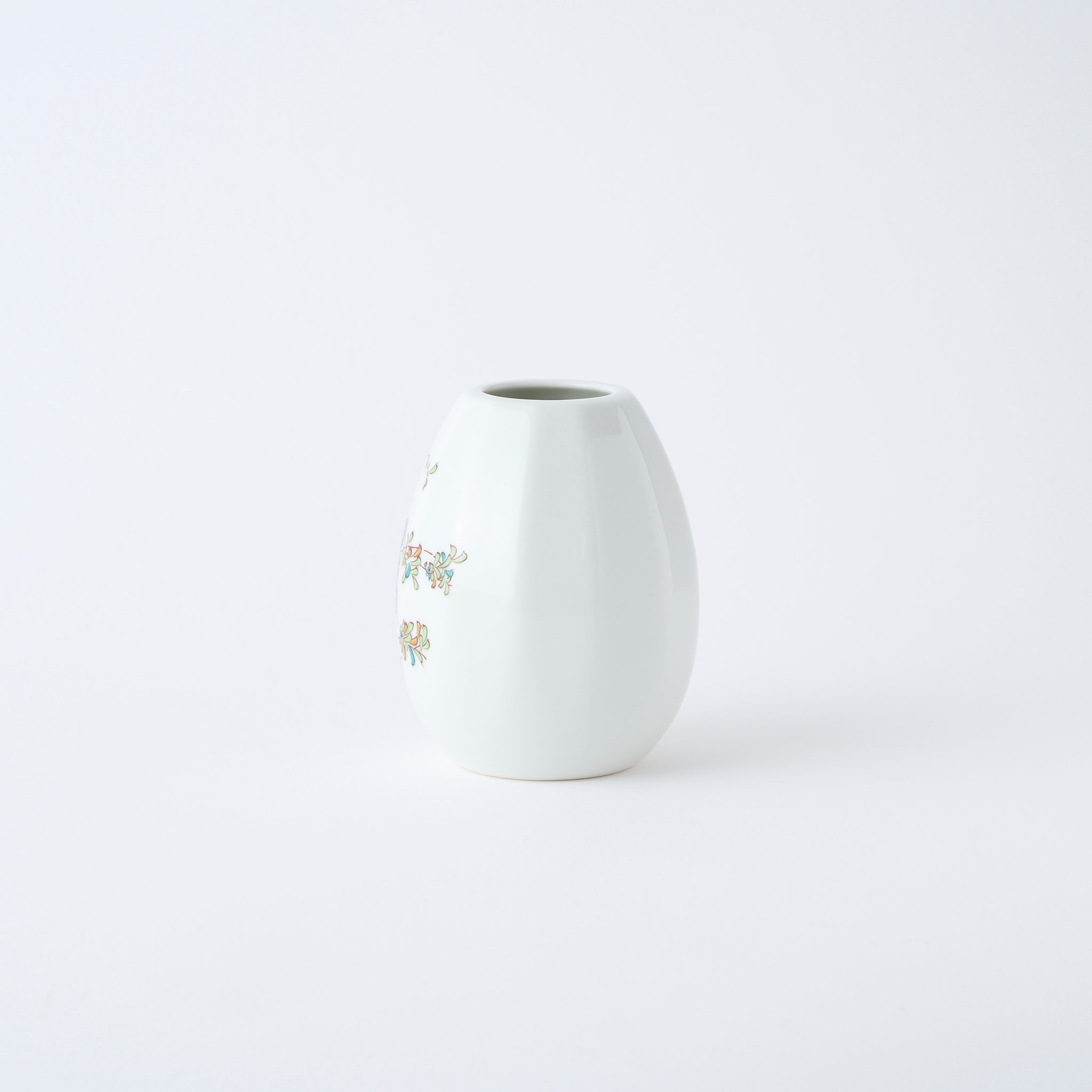 Kingfisher Bird Faceted Flower Vase - JAPAN KUTANI SHOP