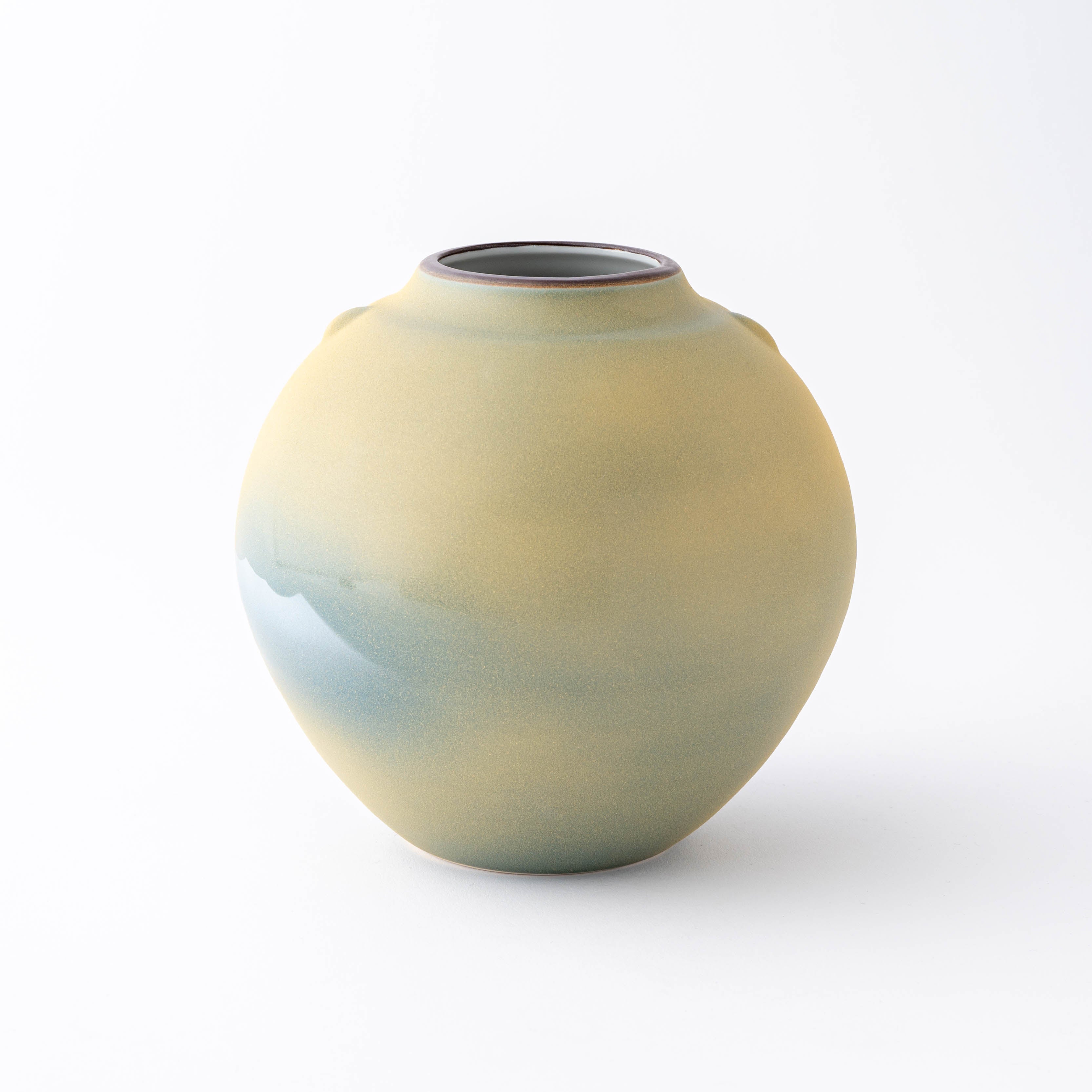 Birds and Trees Misty Mountain Japanese Flower Vase - JAPAN KUTANI SHOP