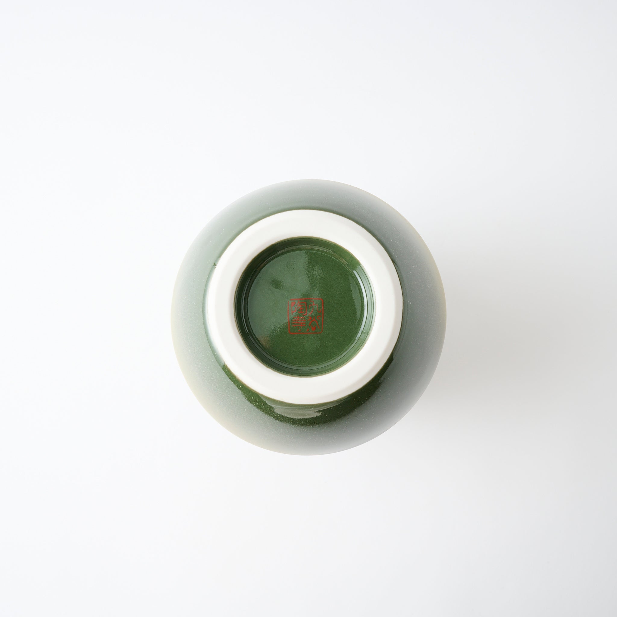 Misty Mountain Landscape Japanese Flower Vase with Stand - JAPAN KUTANI SHOP
