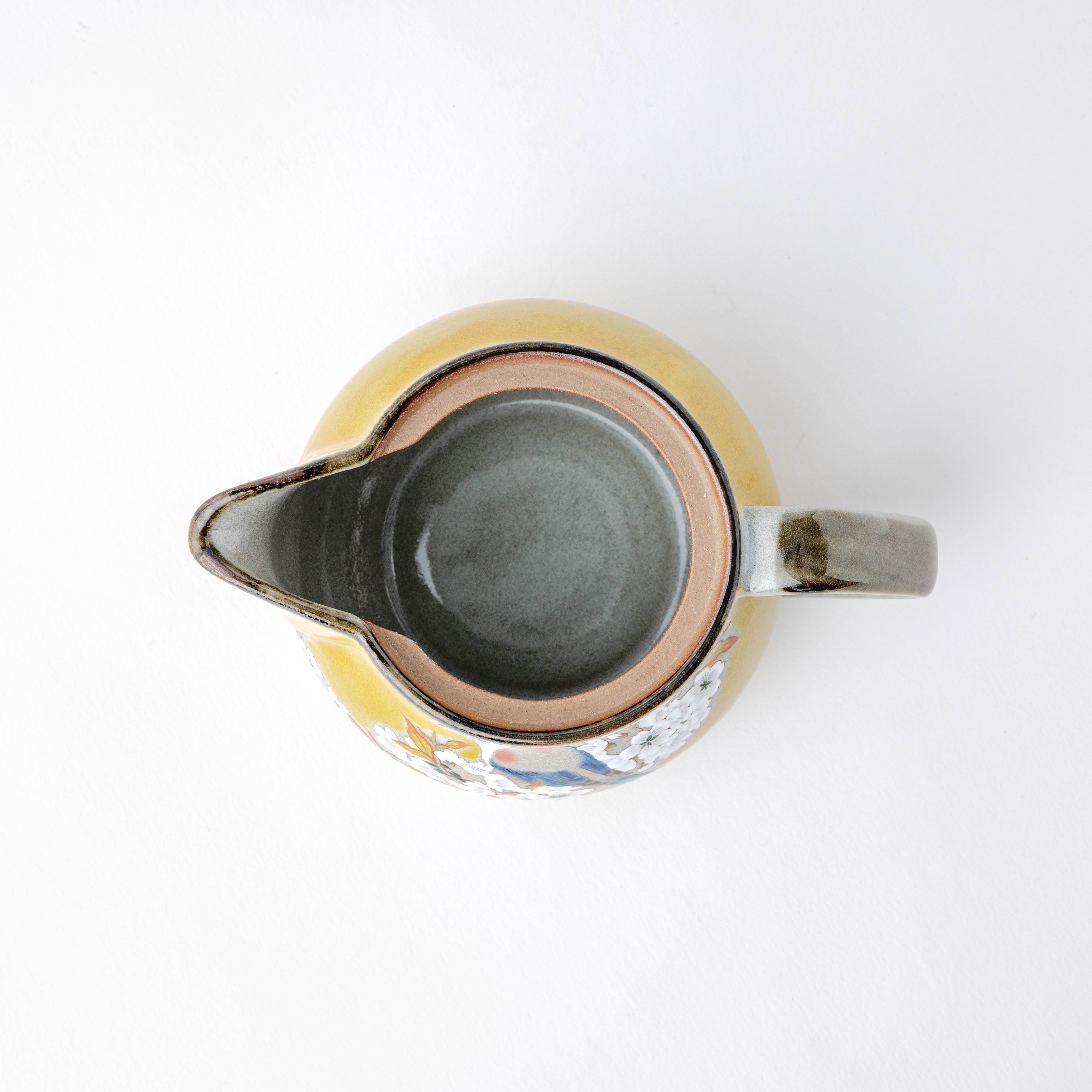 Yoshidaya Sakura and Bird Japanese Teapot