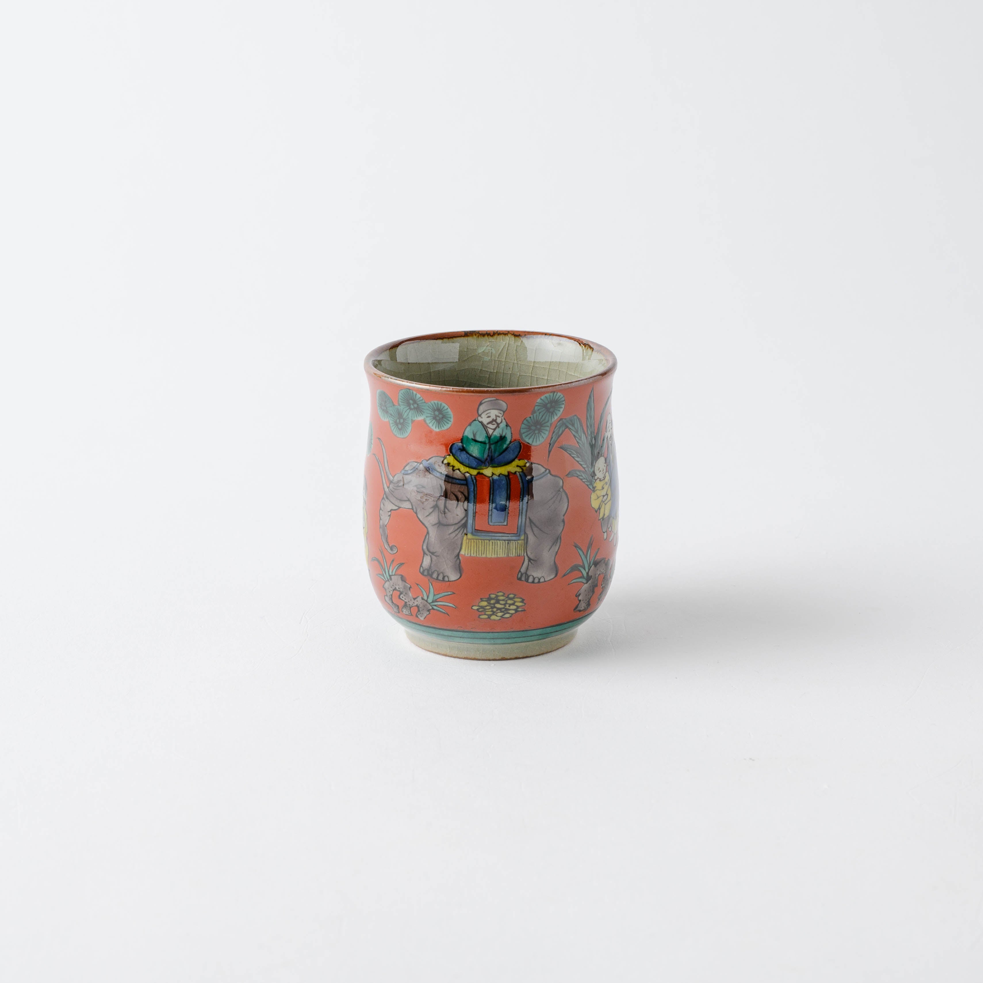 Mokubei Yunomi Japanese Teacup Pair - JAPAN KUTANI SHOP