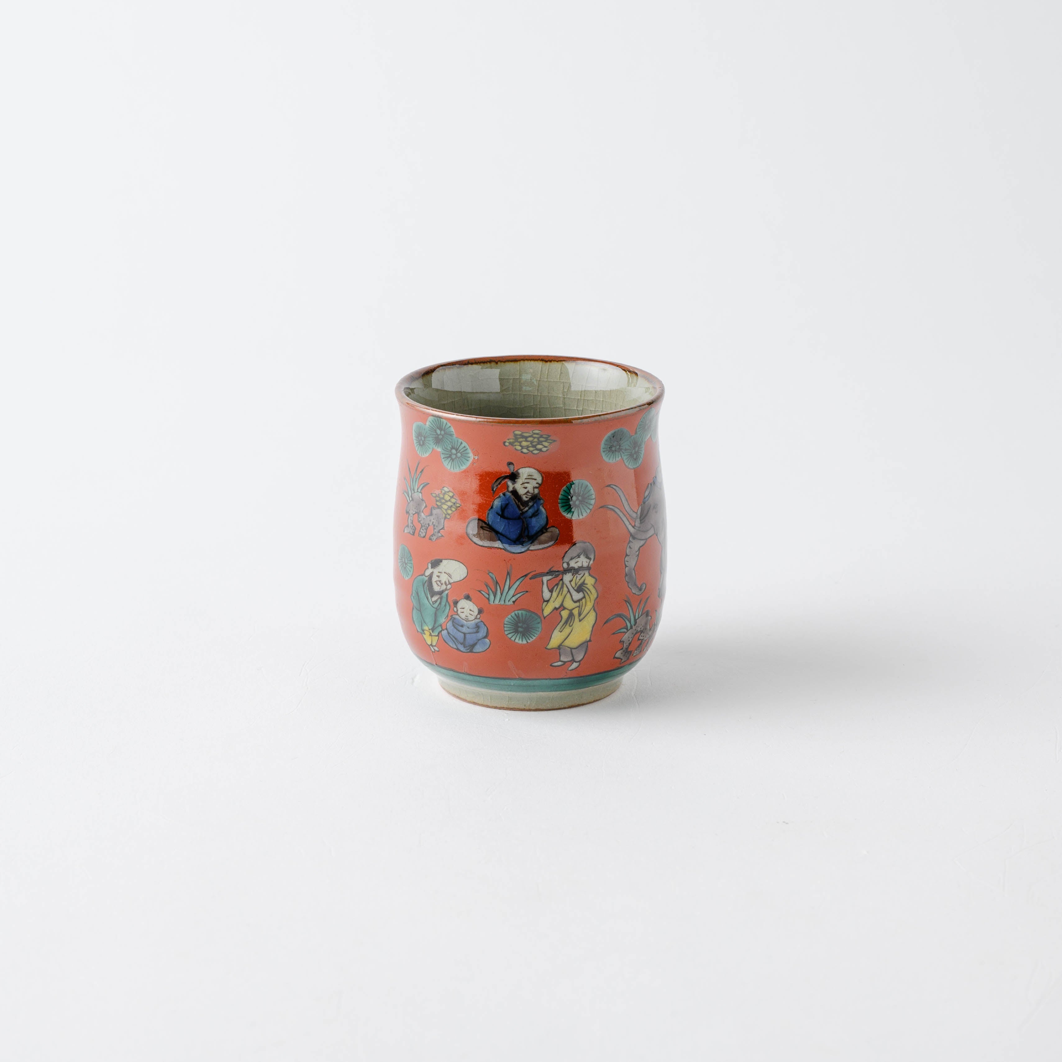 Mokubei Yunomi Japanese Teacup Pair - JAPAN KUTANI SHOP