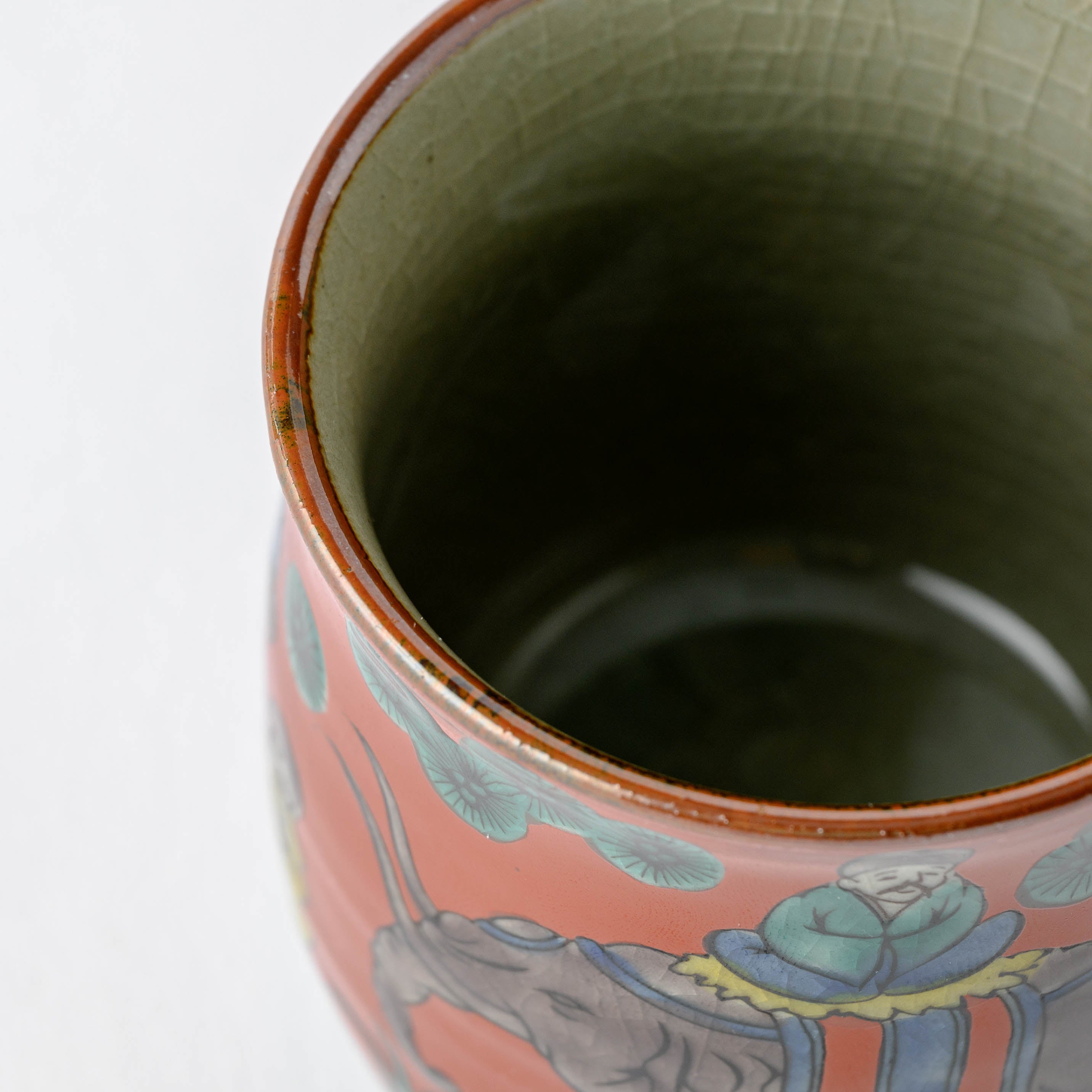 Mokubei Yunomi Japanese Teacup Pair - JAPAN KUTANI SHOP