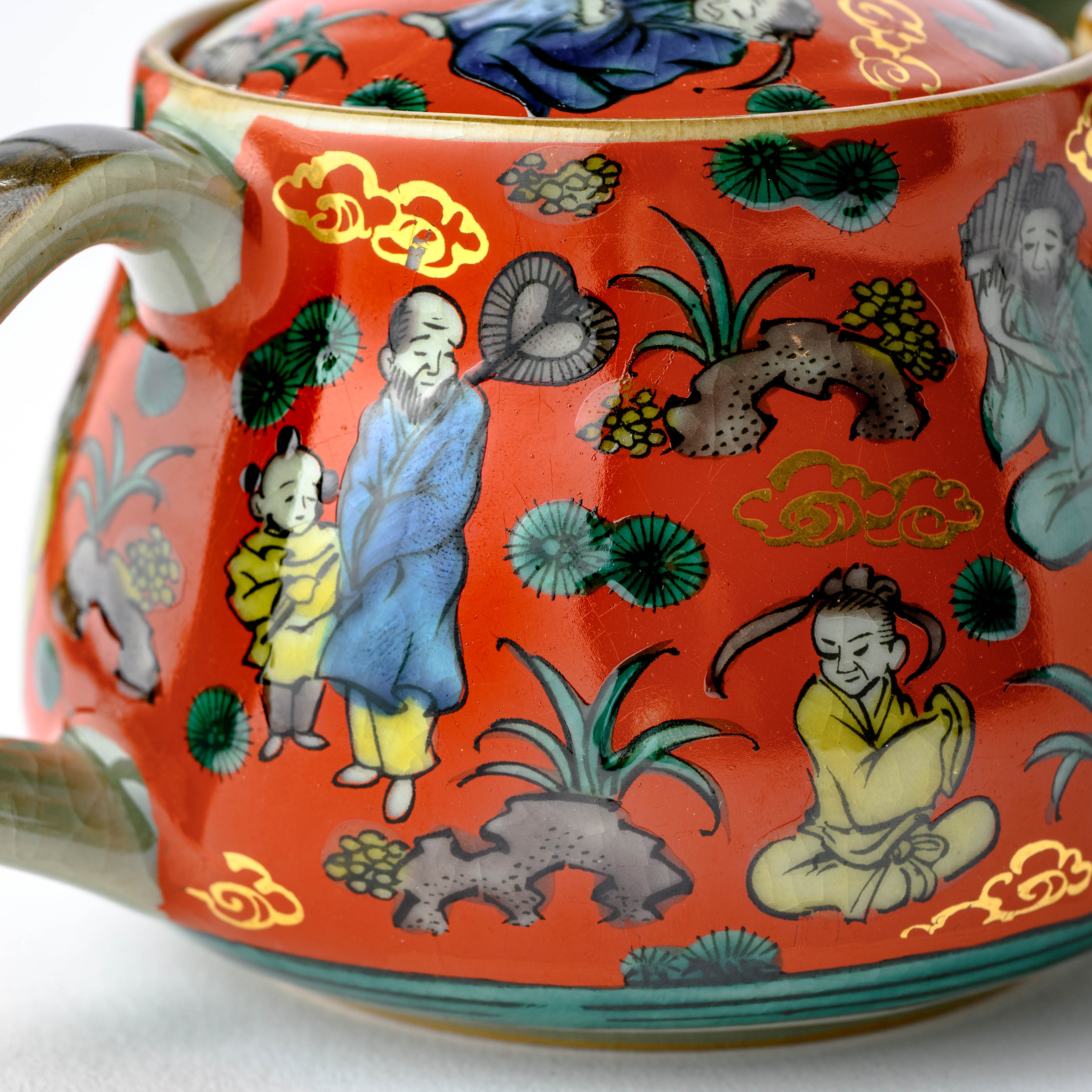 Mokubei Japanese Teapot