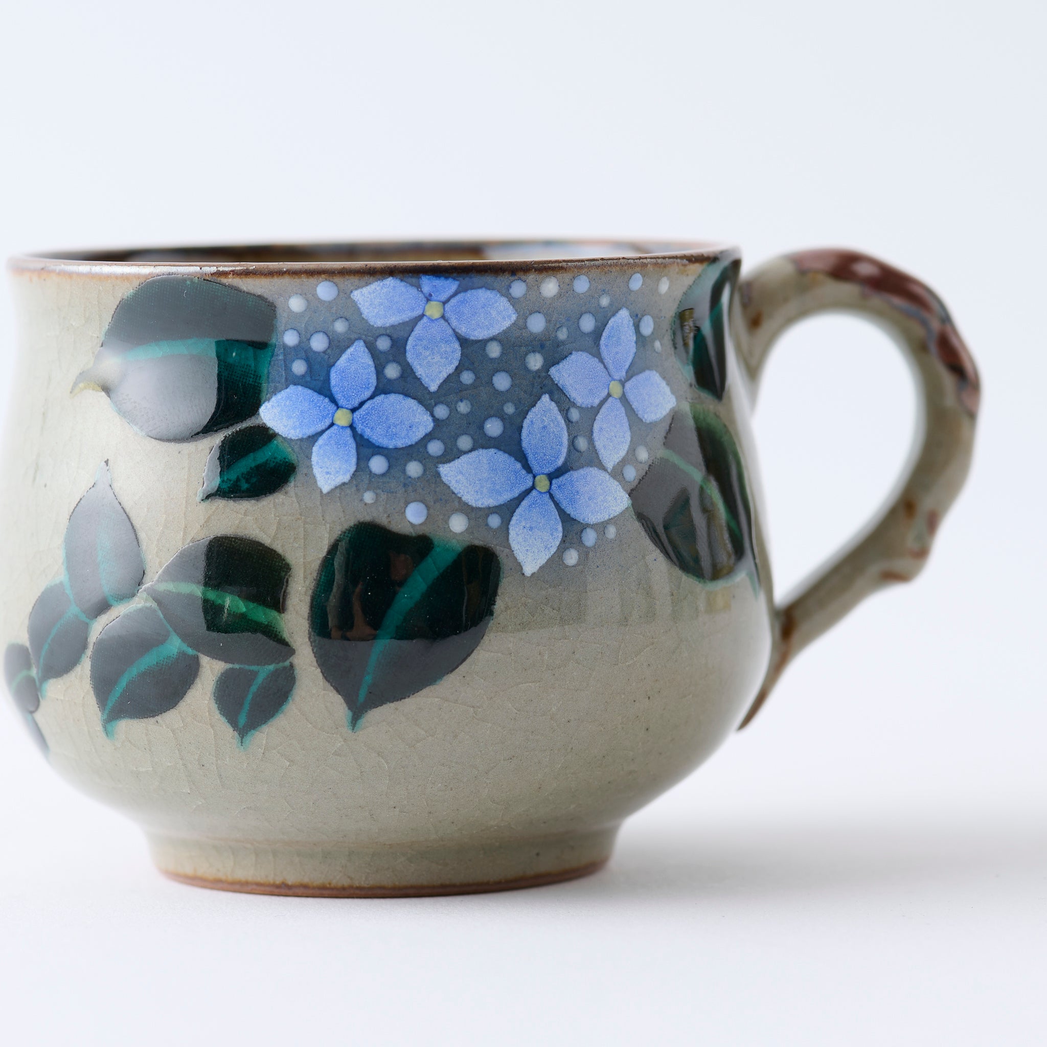 Blue Hydrangea Cup and Saucer
