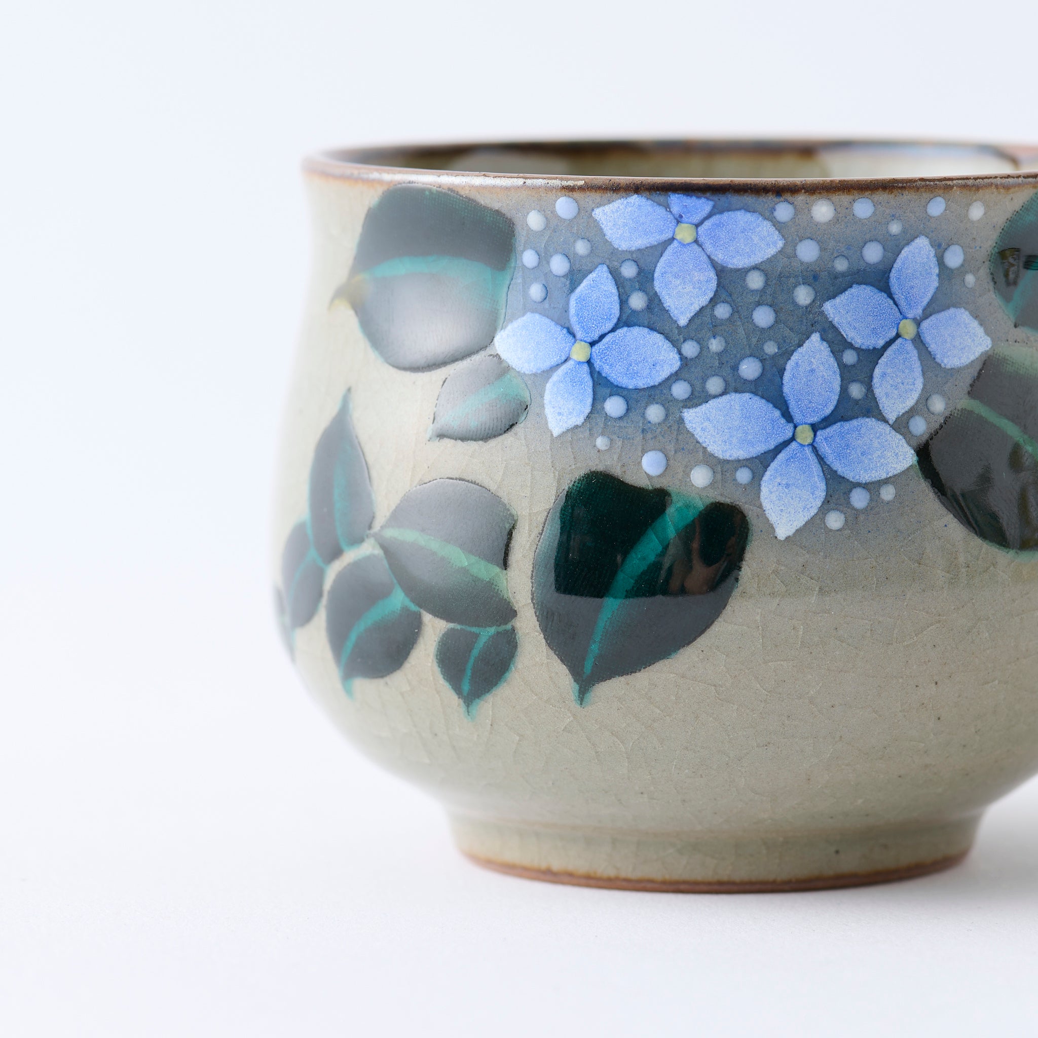Blue Hydrangea Cup and Saucer