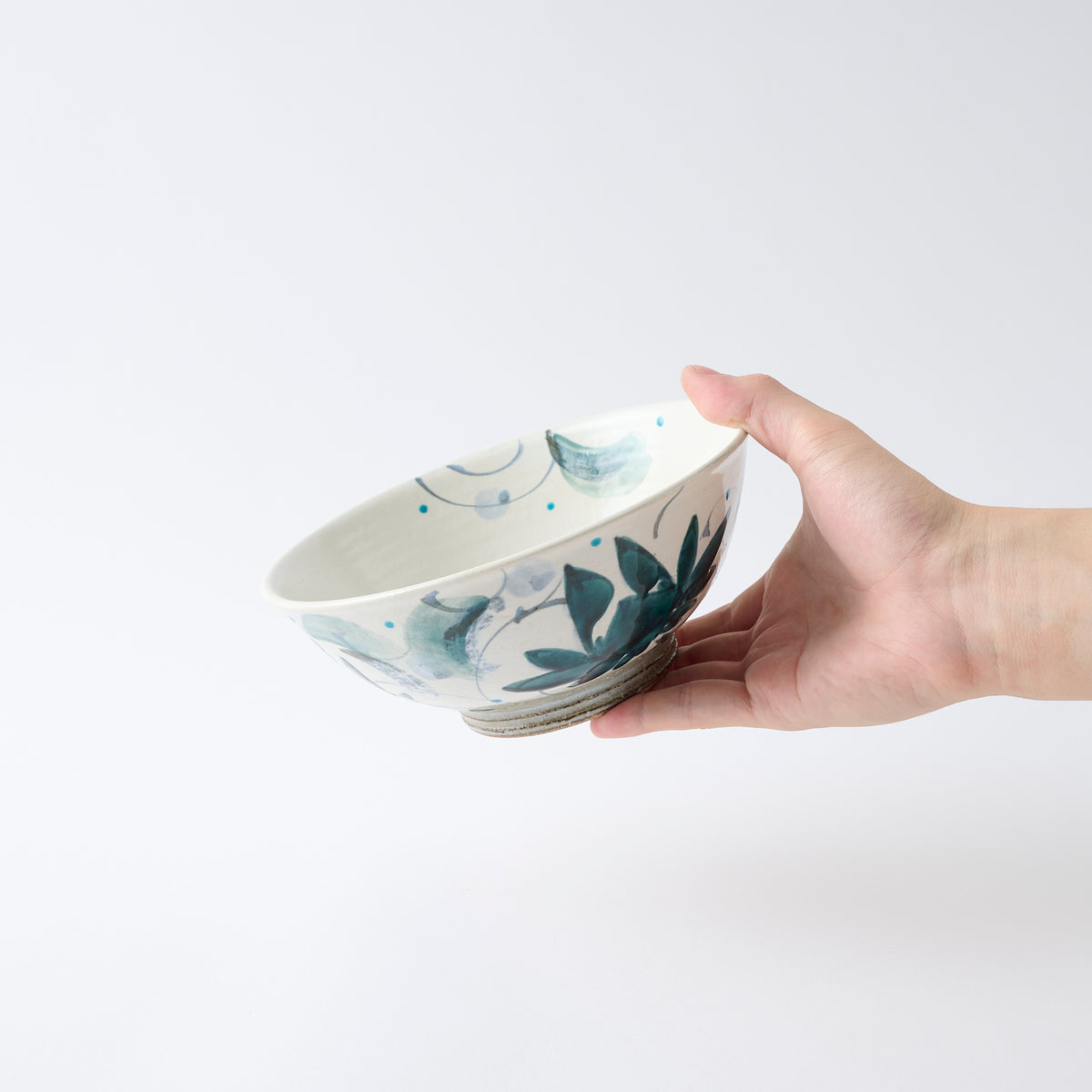 Rustic Floral Arabesque Medium Bowl