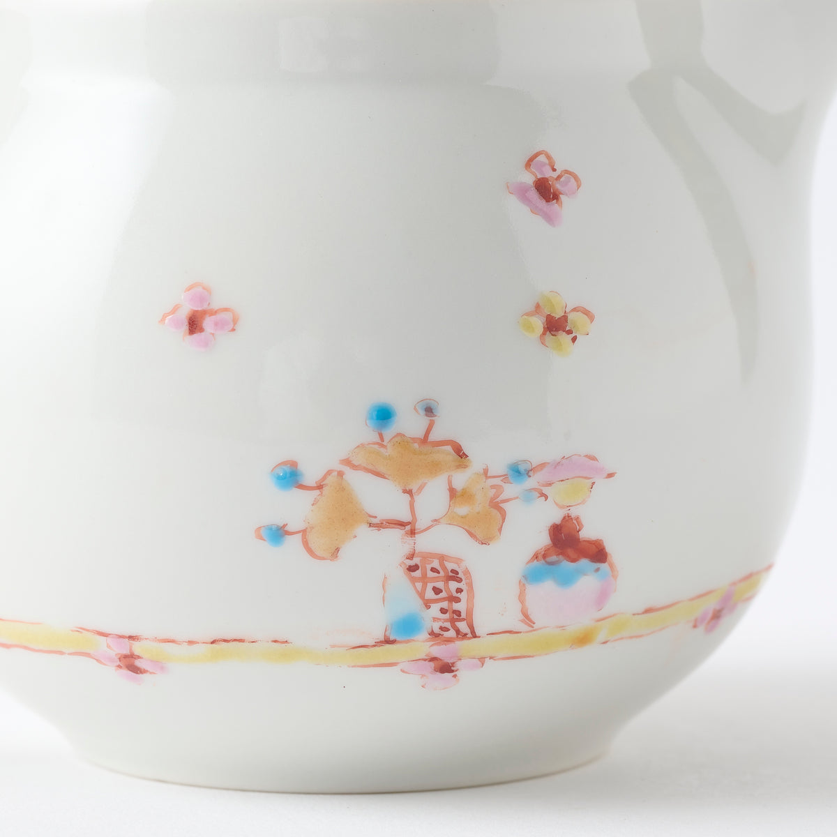 Flowers in Vases Japanese Teapot