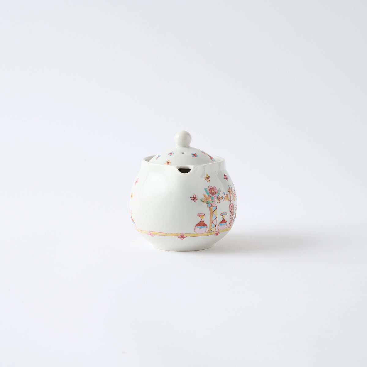 Flowers in Vases Japanese Teapot