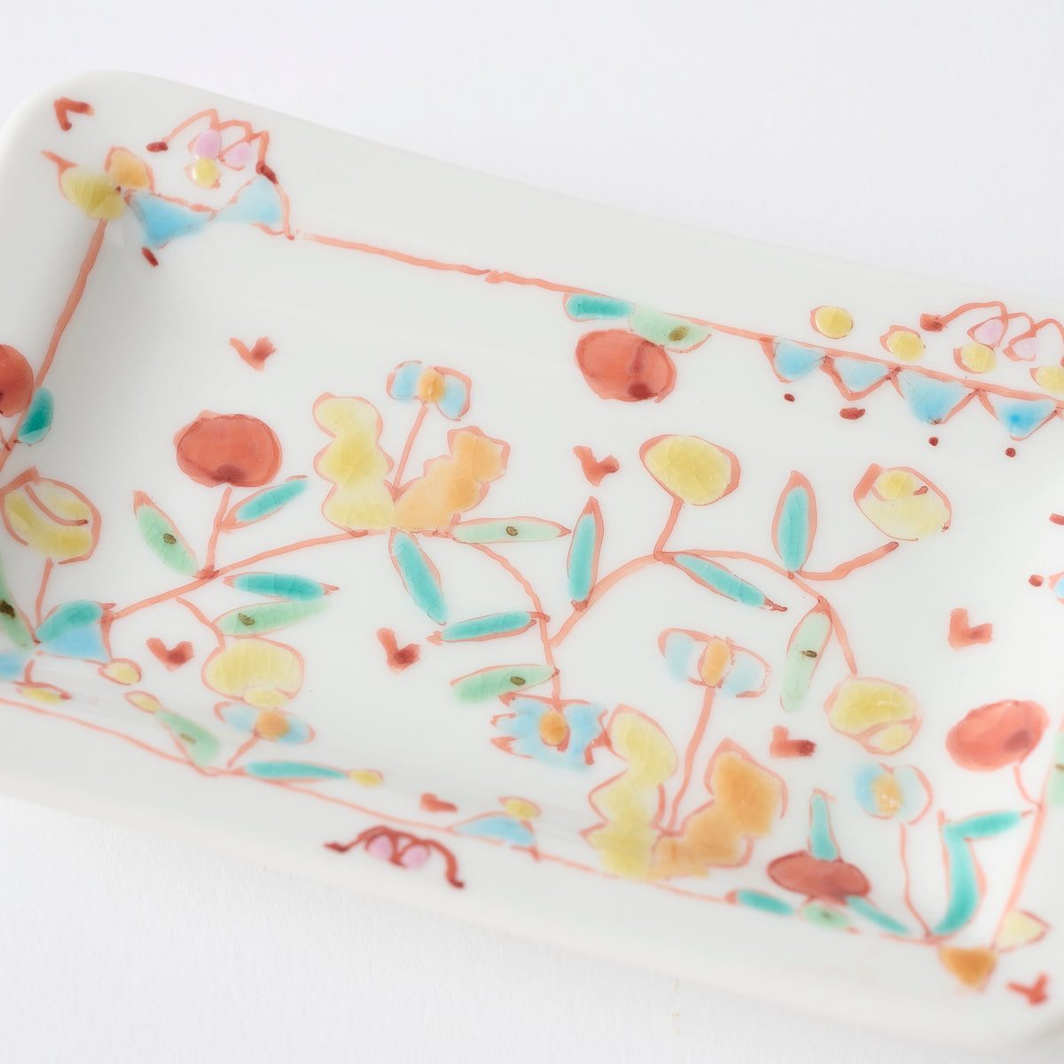 Floral Sarasa Rectangular Sauce Plate
