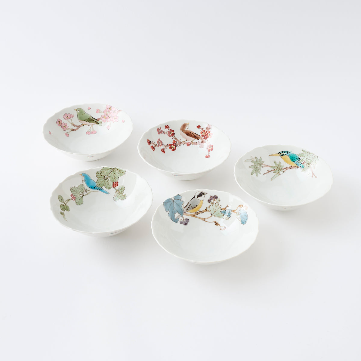 Birds and Botanicals Medium Bowl