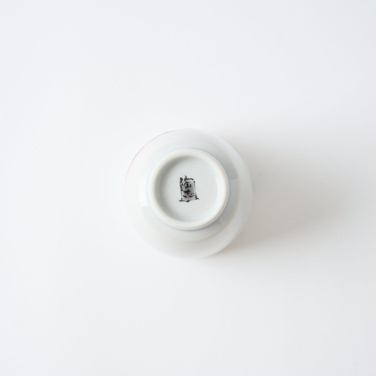 Sparrow in the Snow Japanese Yunomi Teacup