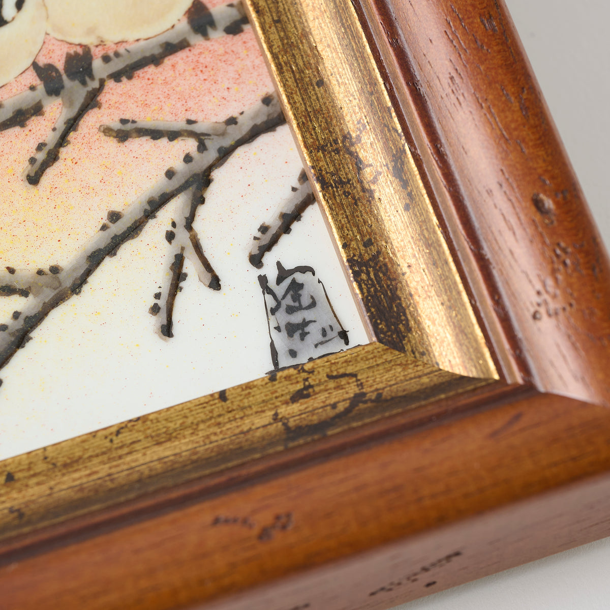 Flock of Sparrows Porcelain Plaque