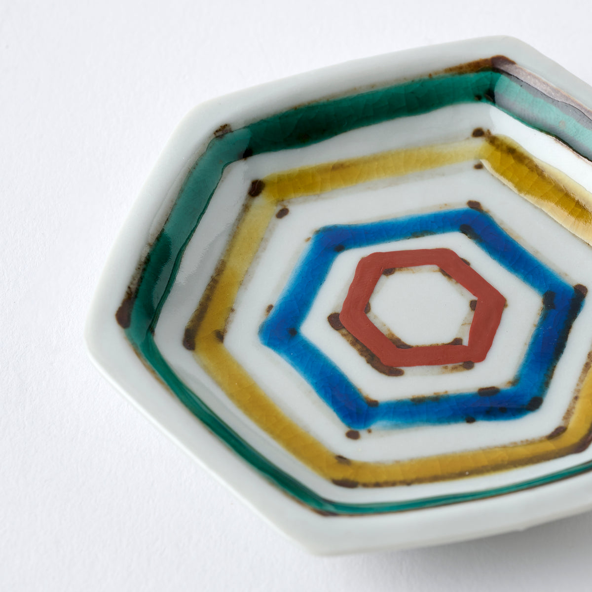 Little Symbols of Luck Sauce Plate - JAPAN KUTANI SHOP