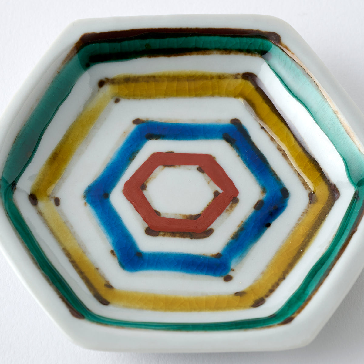 Little Symbols of Luck Sauce Plate - JAPAN KUTANI SHOP