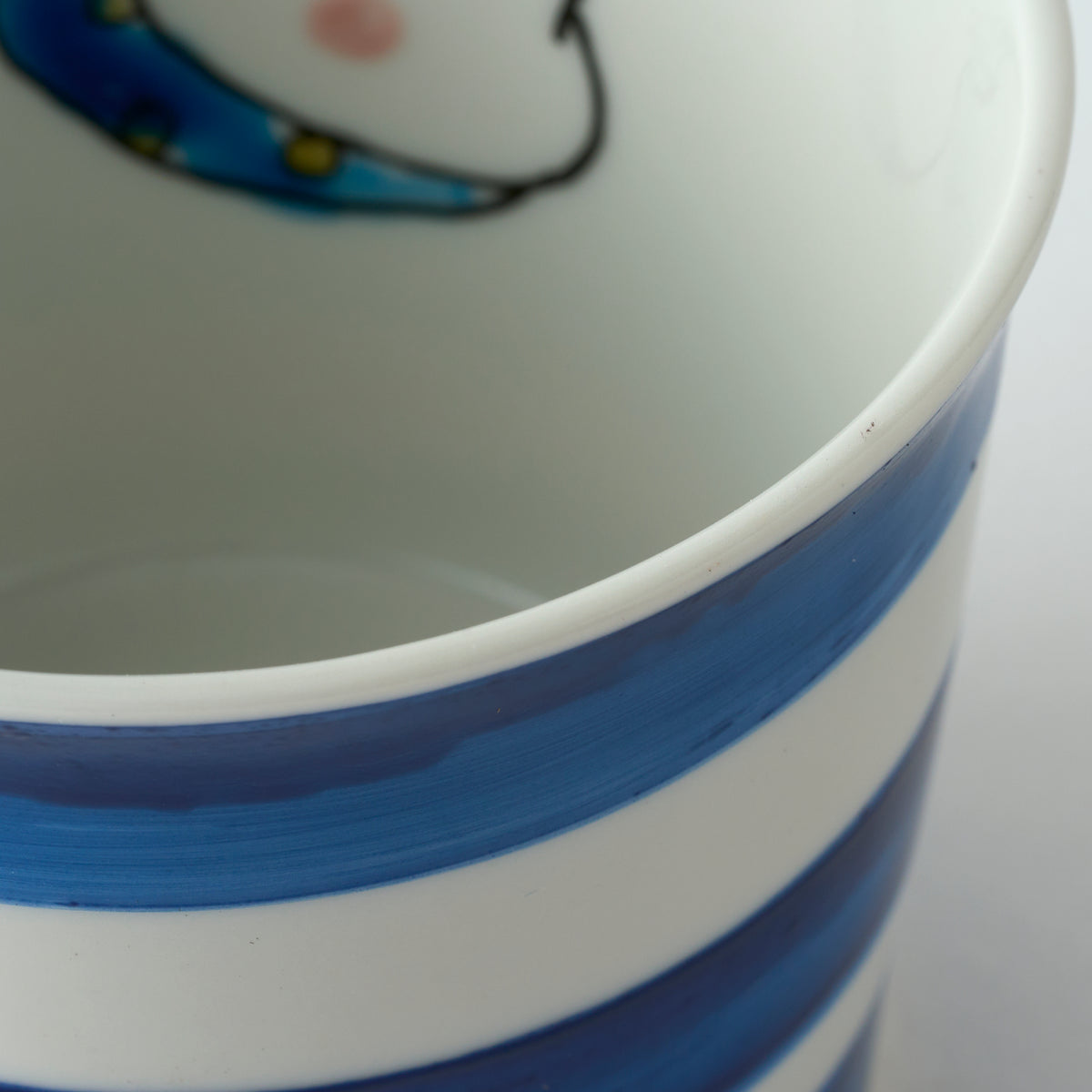 Okame and Hyottoko Japanese Teacup Pair