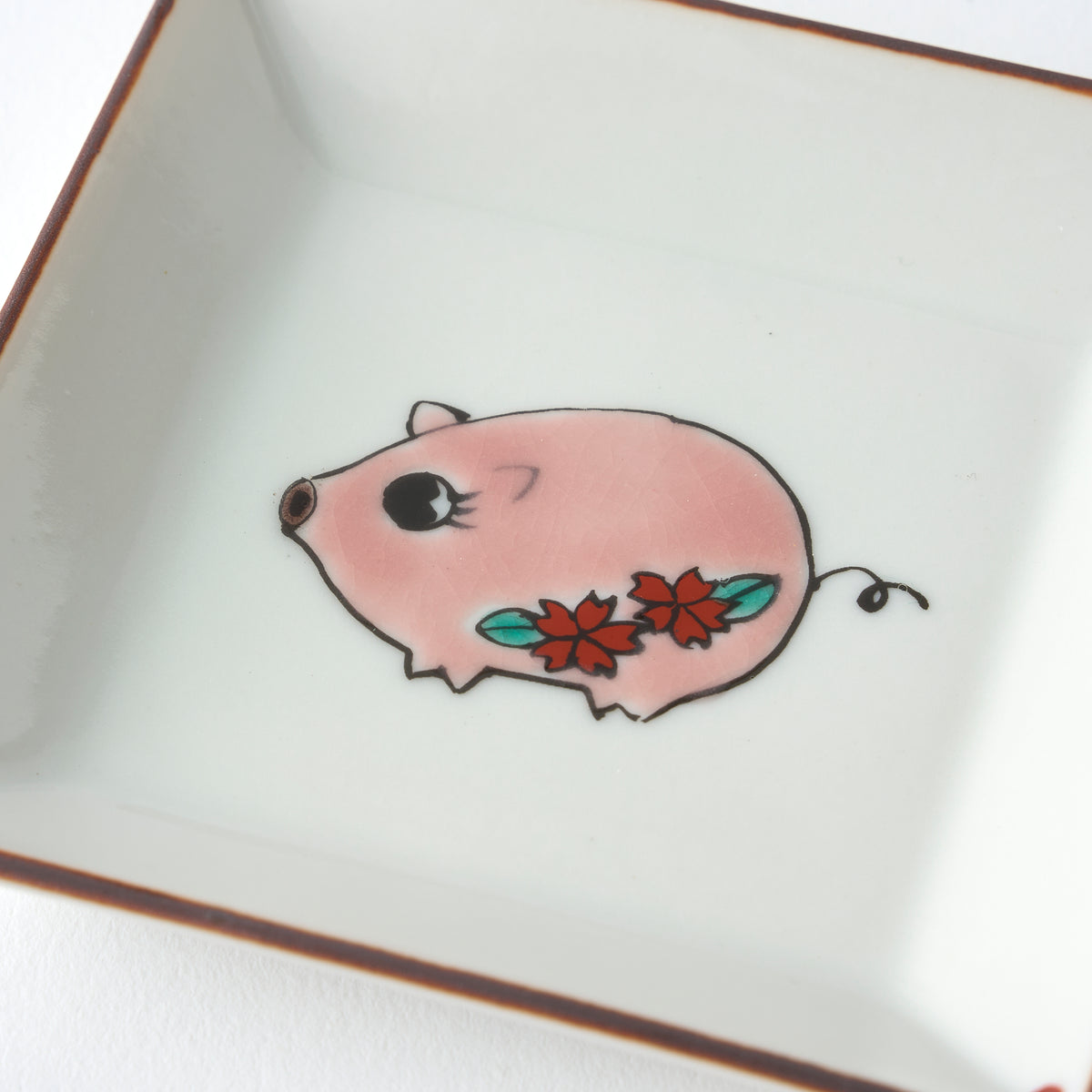 Lucky Animals Square Sauce Plate