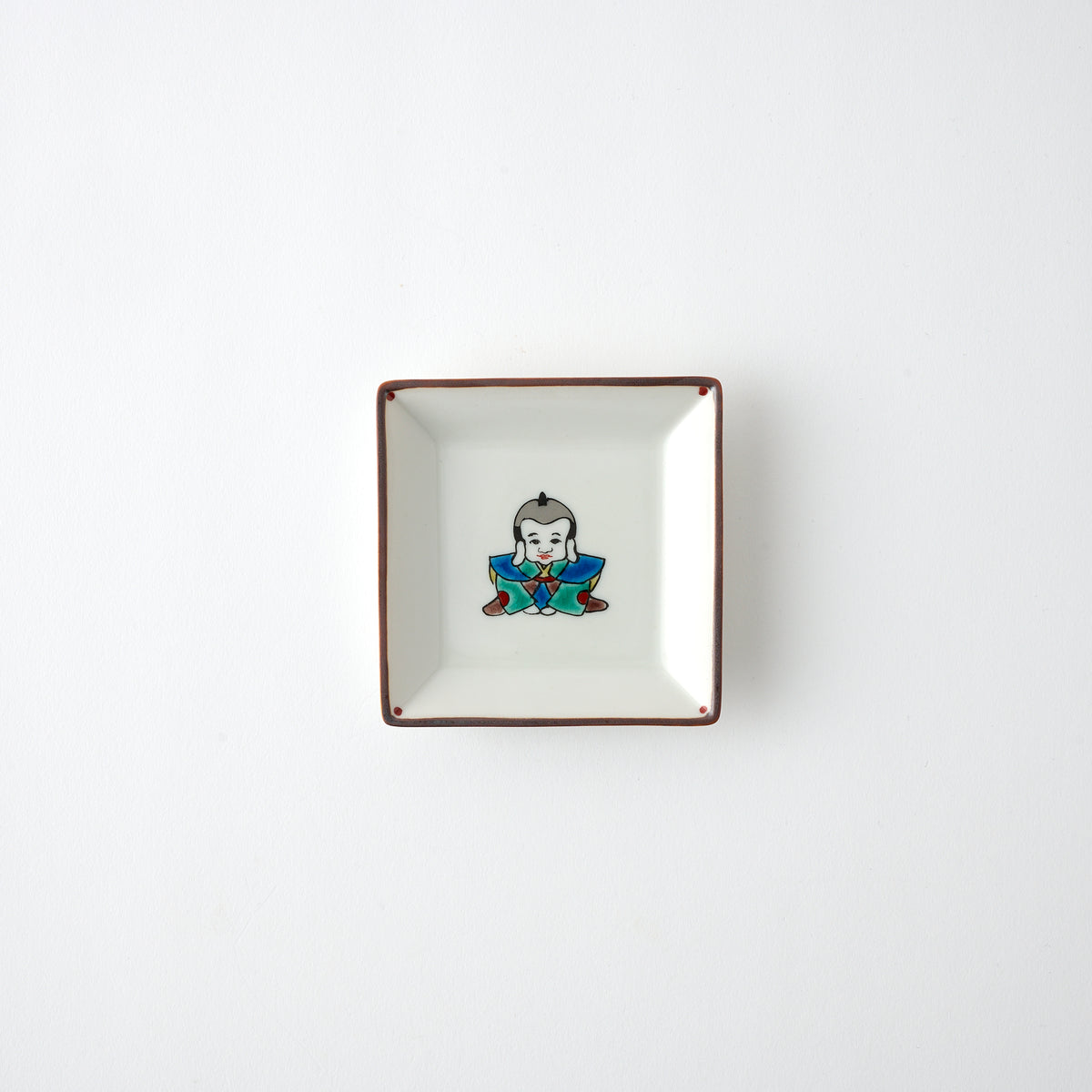 Lucky Faces Square Sauce Plate