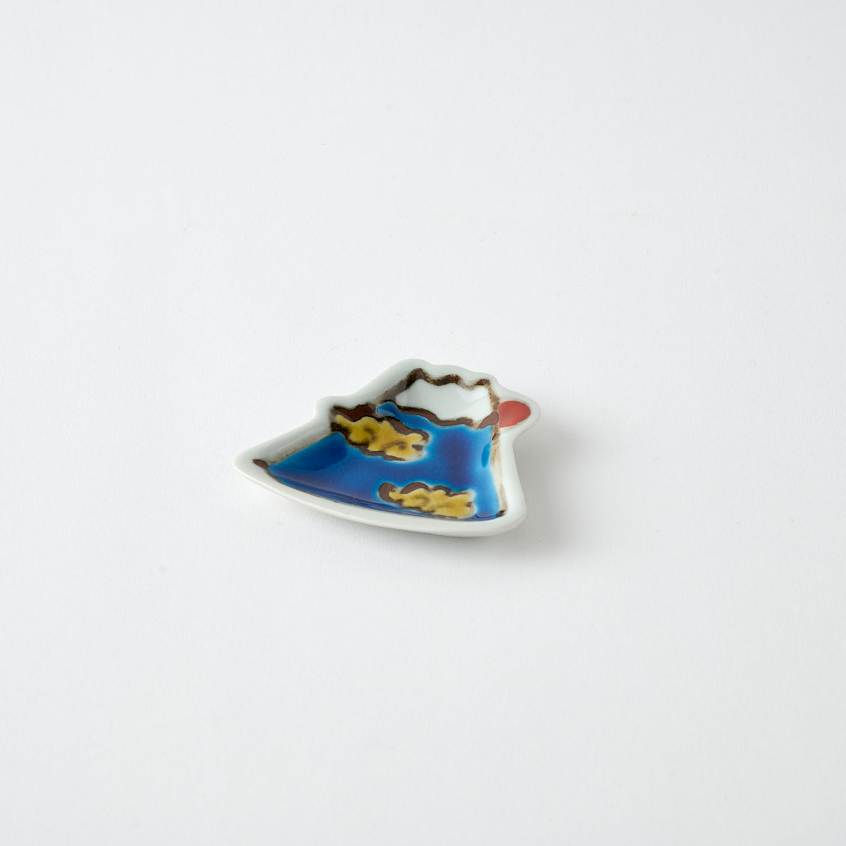 Little Mt. Fuji Sauce Plate - JAPAN KUTANI SHOP