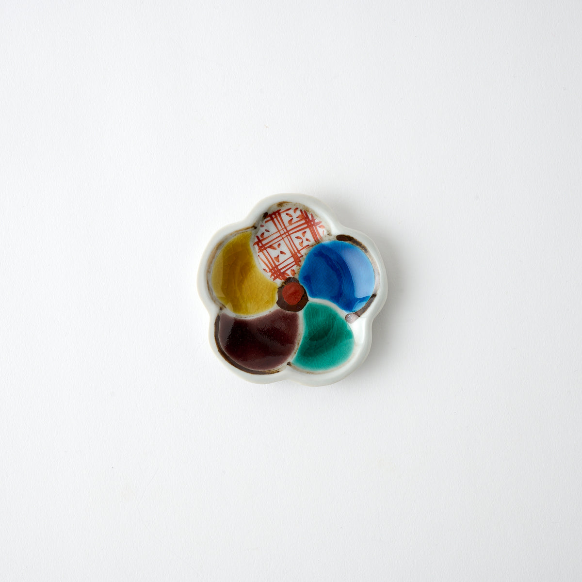 First Bloom Sauce Plate - JAPAN KUTANI SHOP