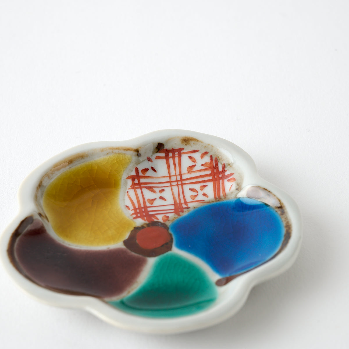First Bloom Sauce Plate - JAPAN KUTANI SHOP