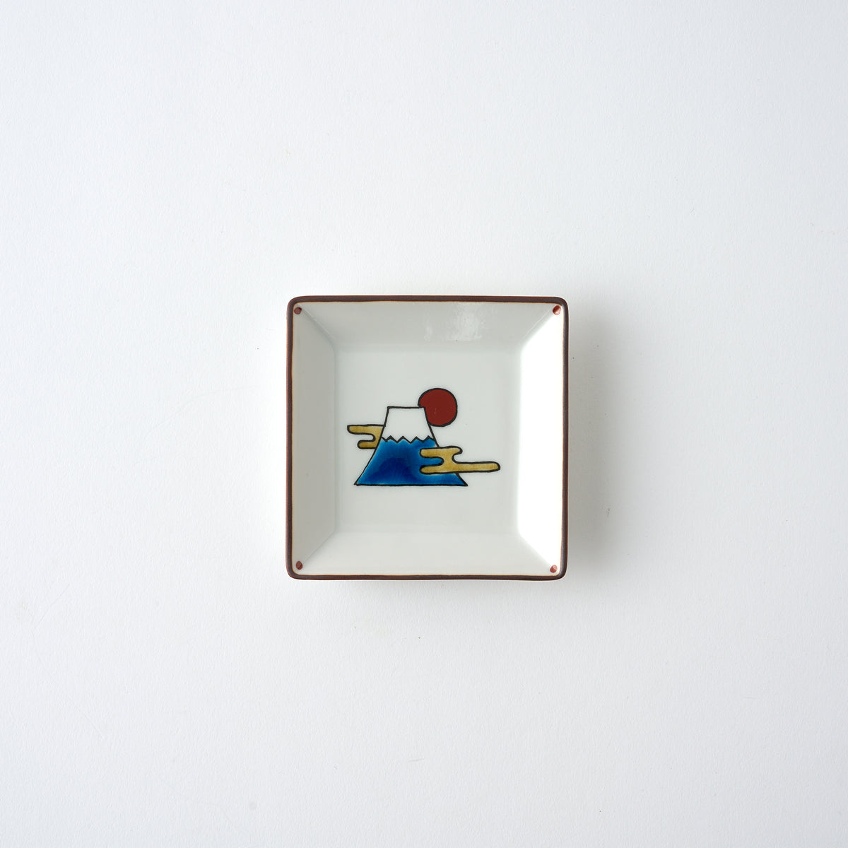 Lucky Motifs Square Sauce Plate