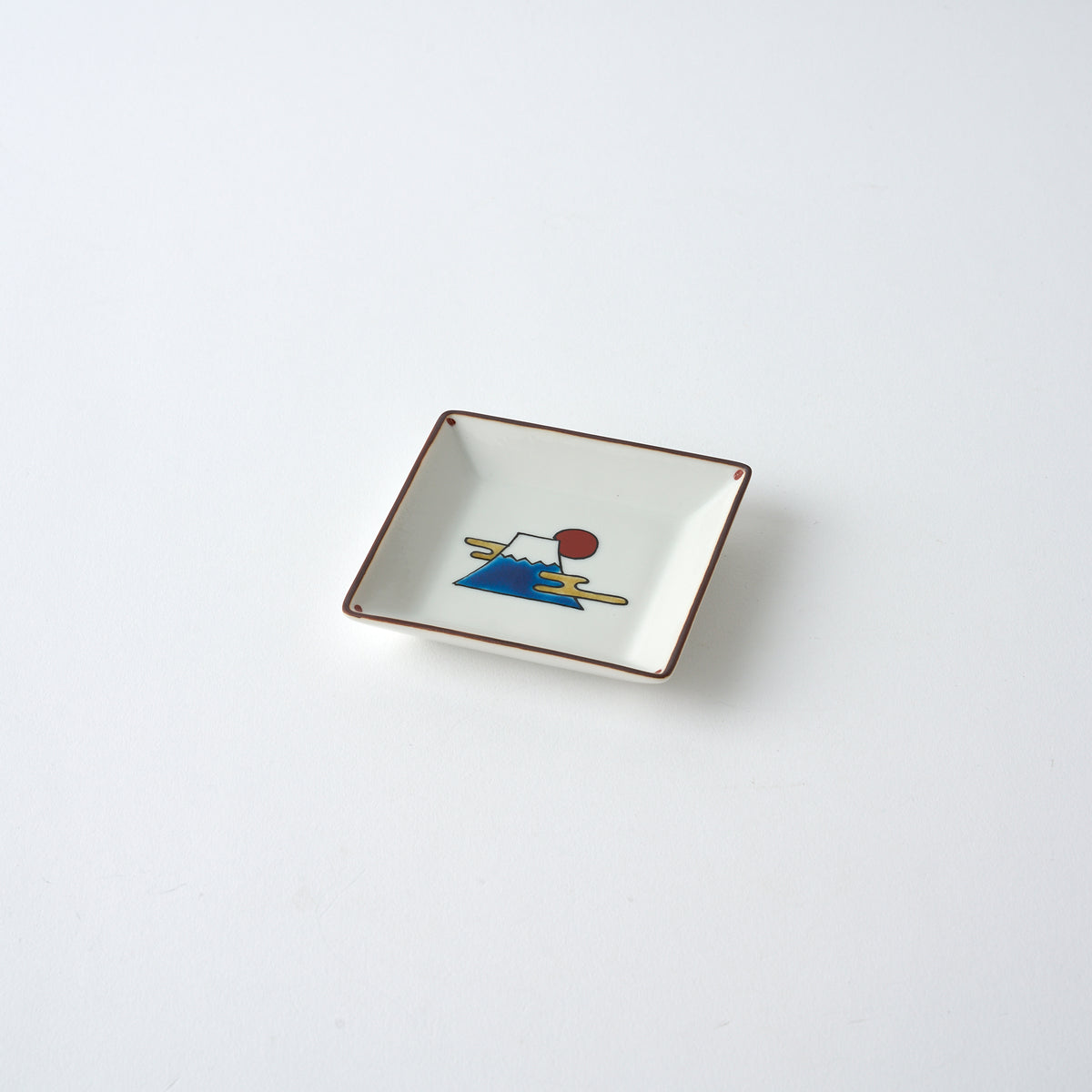 Lucky Motifs Square Sauce Plate