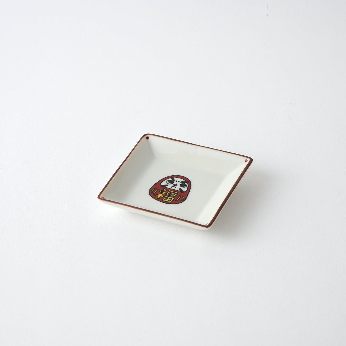 Lucky Faces Square Sauce Plate