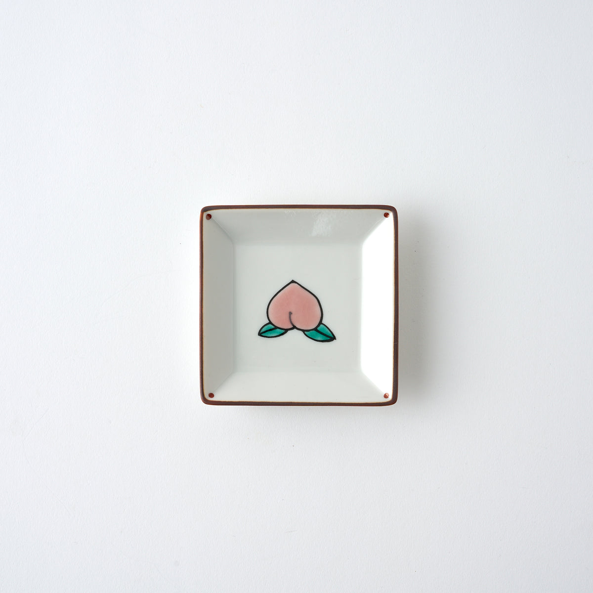 Lucky Motifs Square Sauce Plate