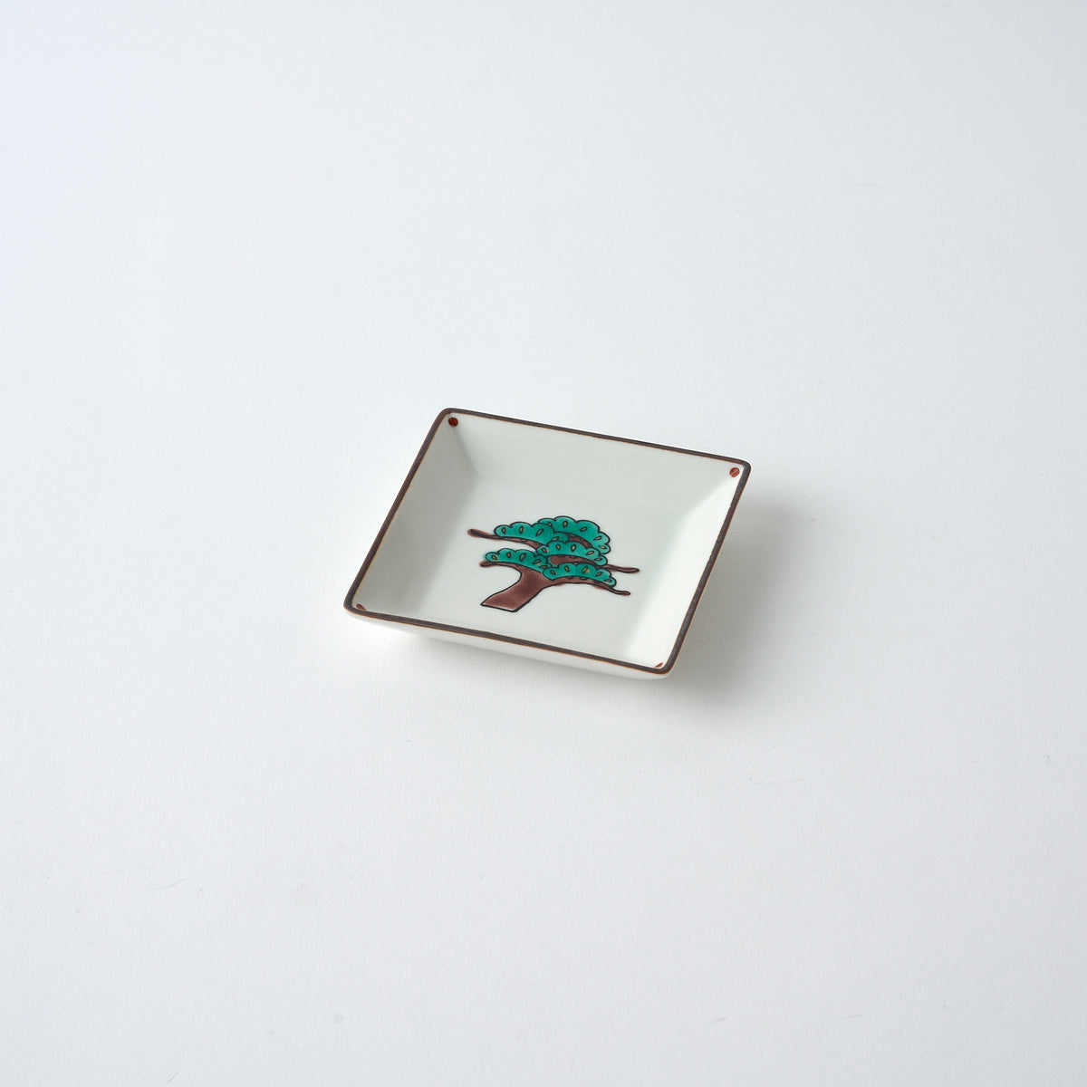 Lucky Motifs Square Sauce Plate