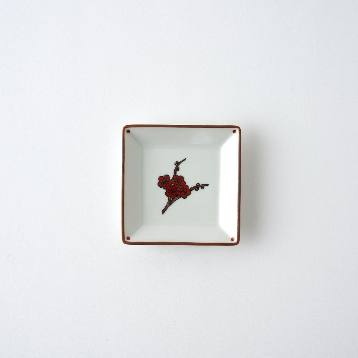 Lucky Motifs Square Sauce Plate
