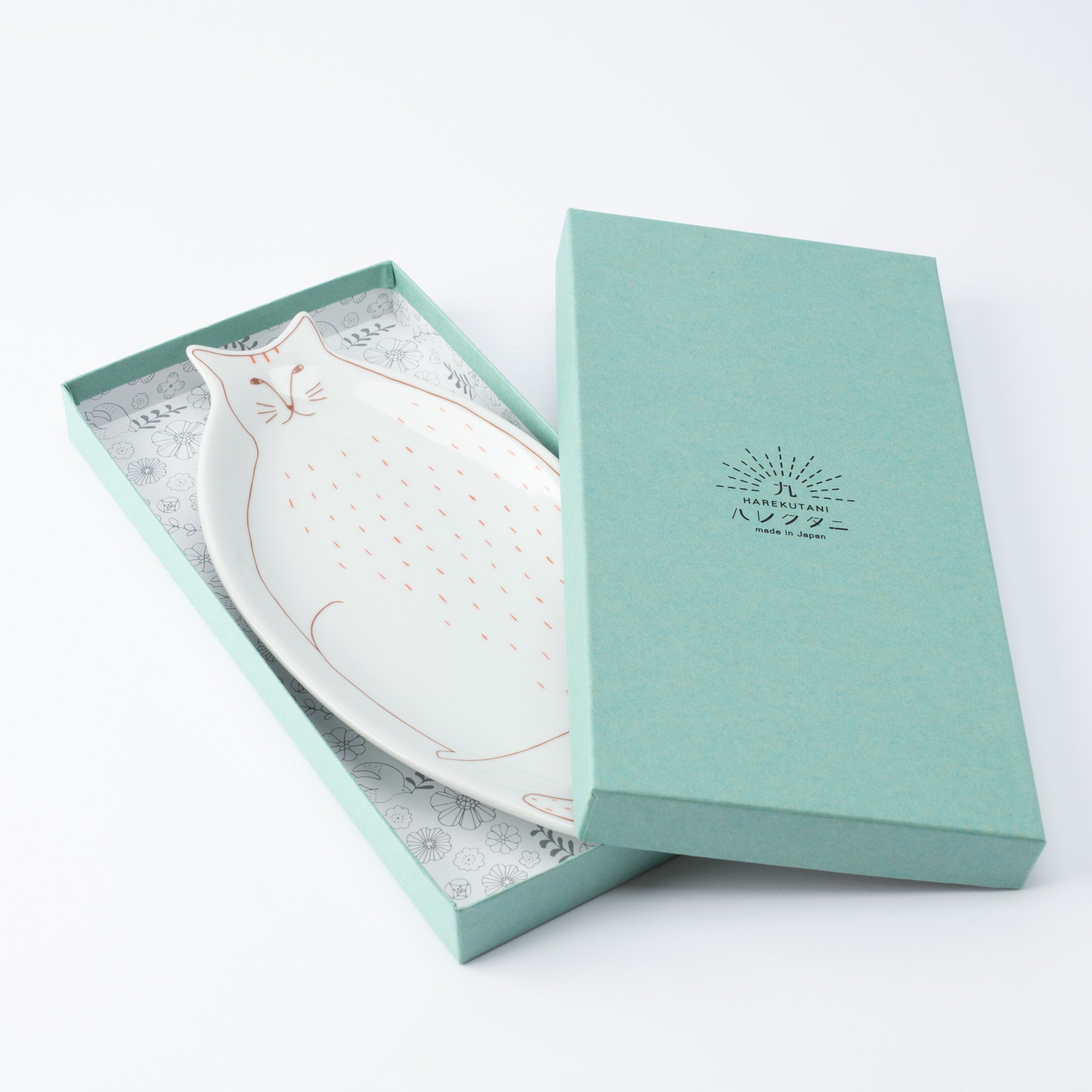 Cat Shaped Dinner Plate - JAPAN KUTANI SHOP