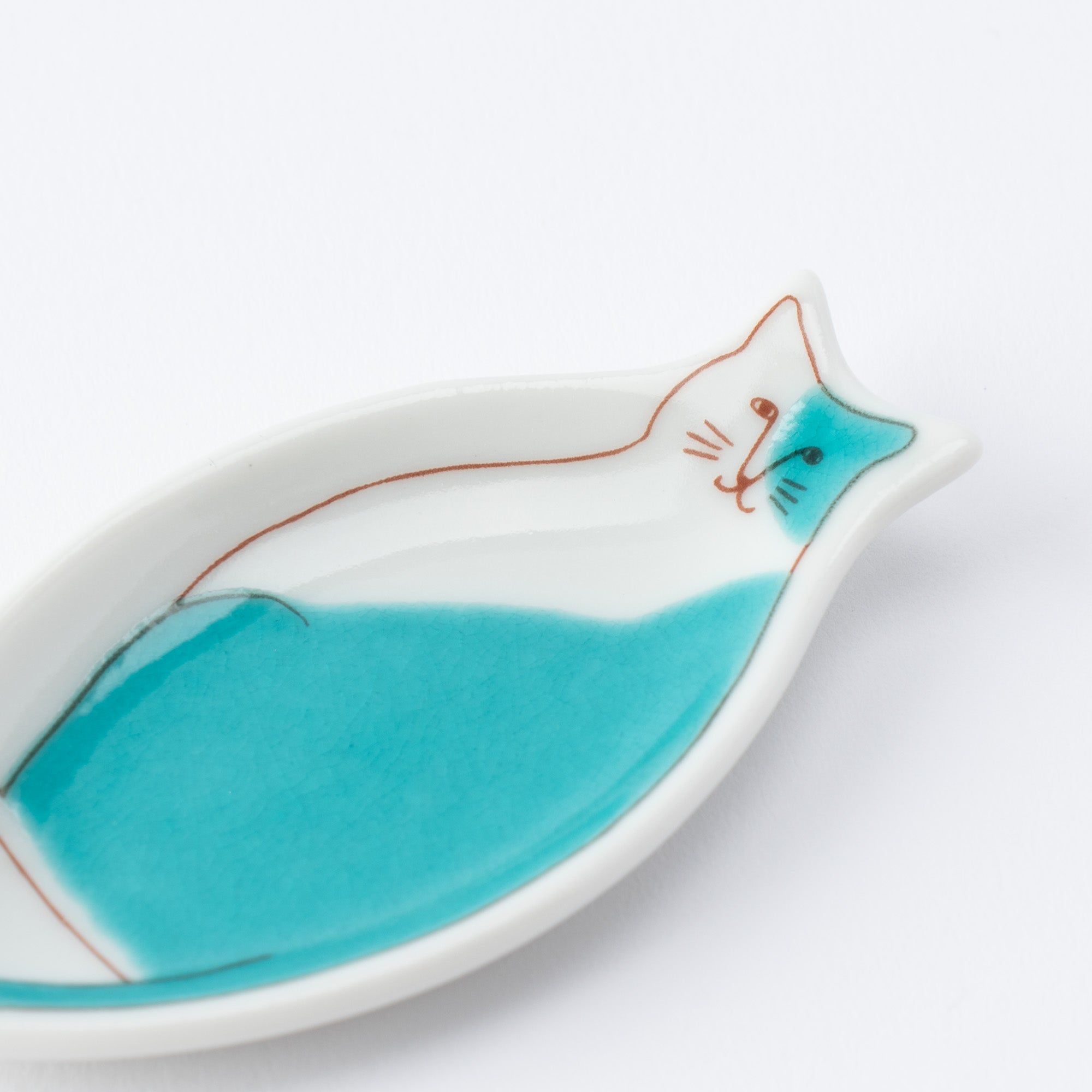 Cat Shaped Chopstick Rest - JAPAN KUTANI SHOP