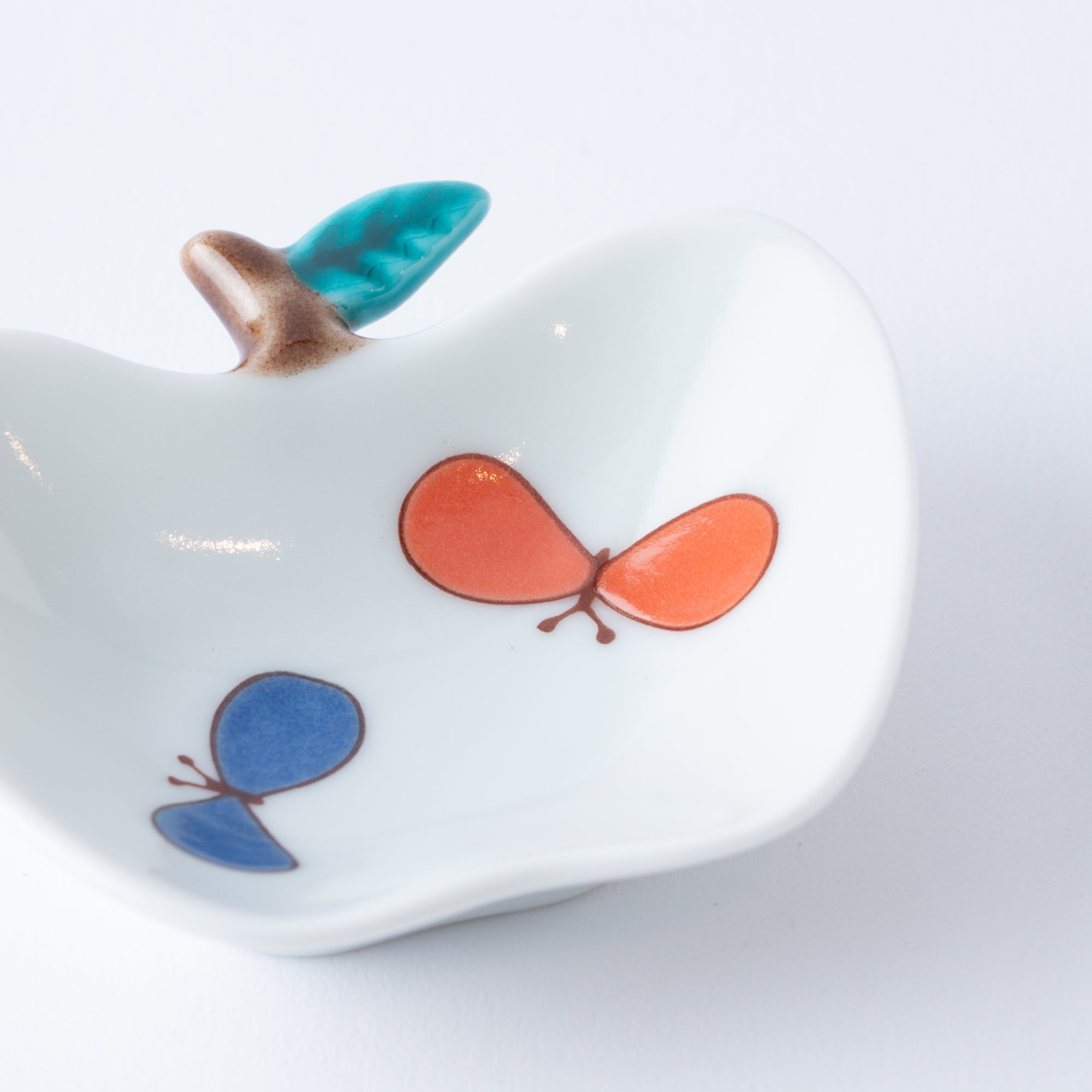 Apple Shaped Sauce Plate