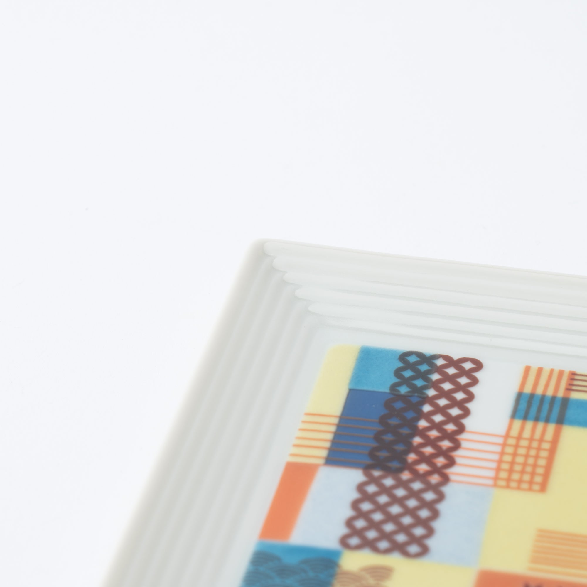 Geometric Patchwork Side Plate 5.5 in