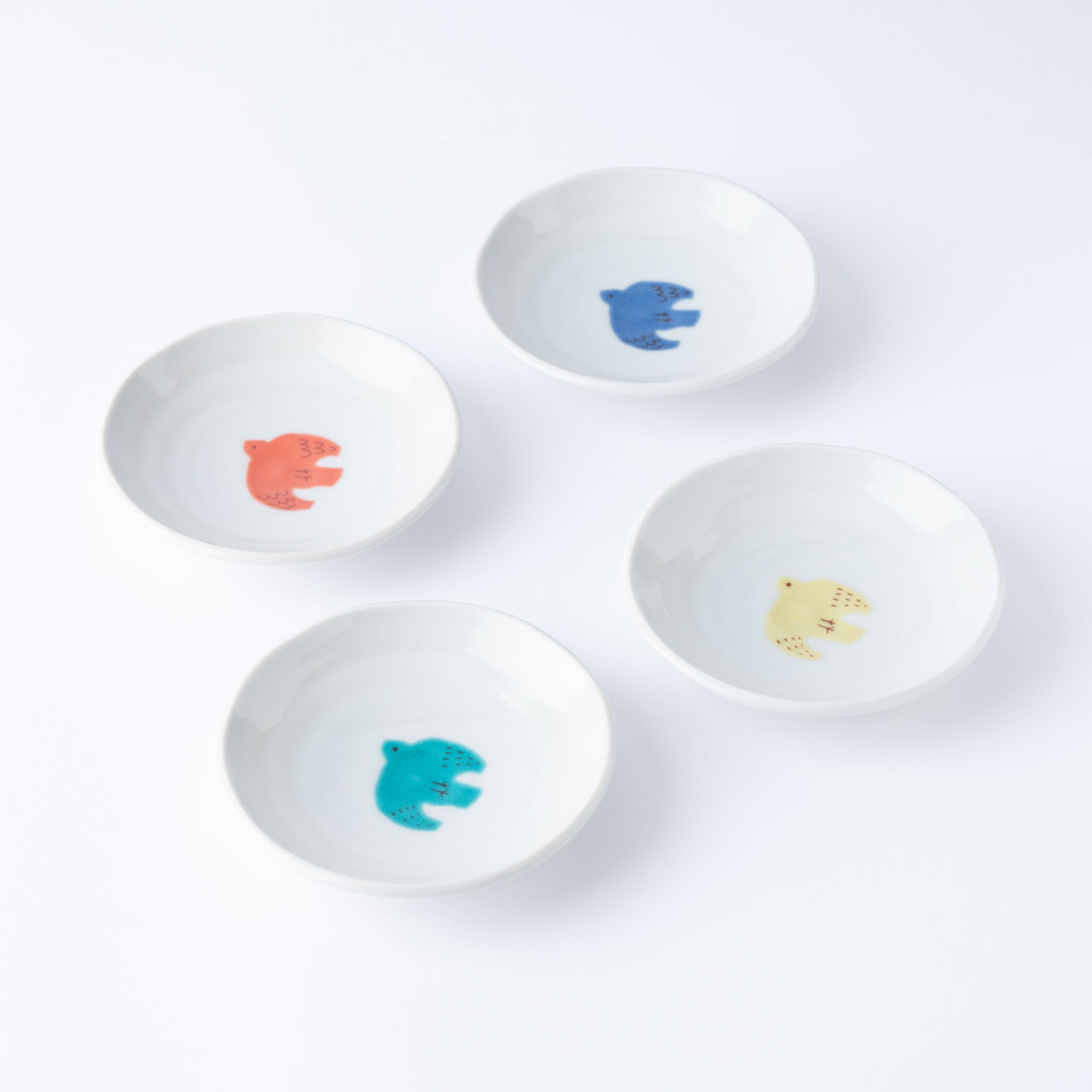 Tiny Bird Sauce Plate Set